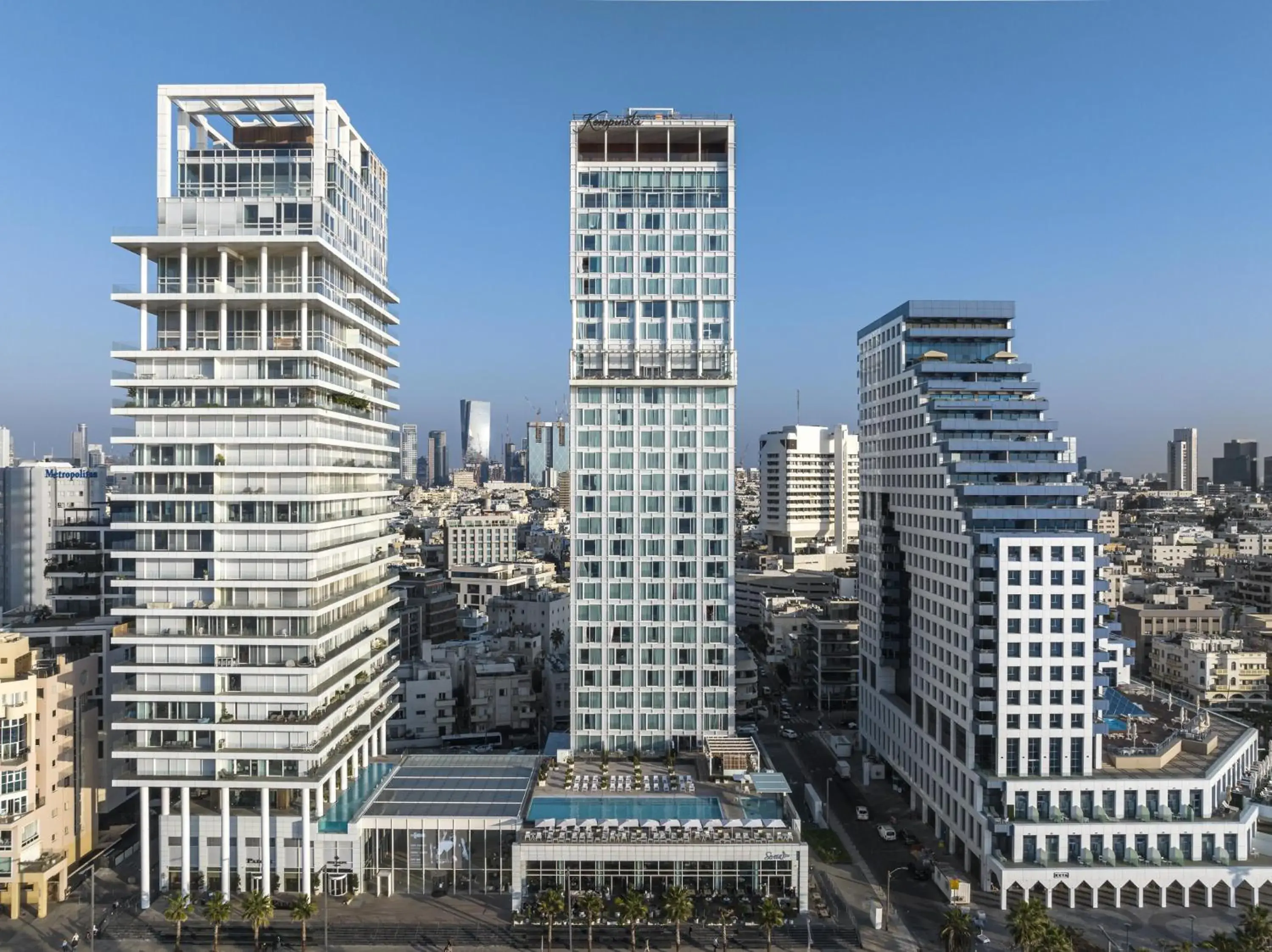 Property building in The David Kempinski Tel Aviv Property building in The David Kempinski Tel Aviv