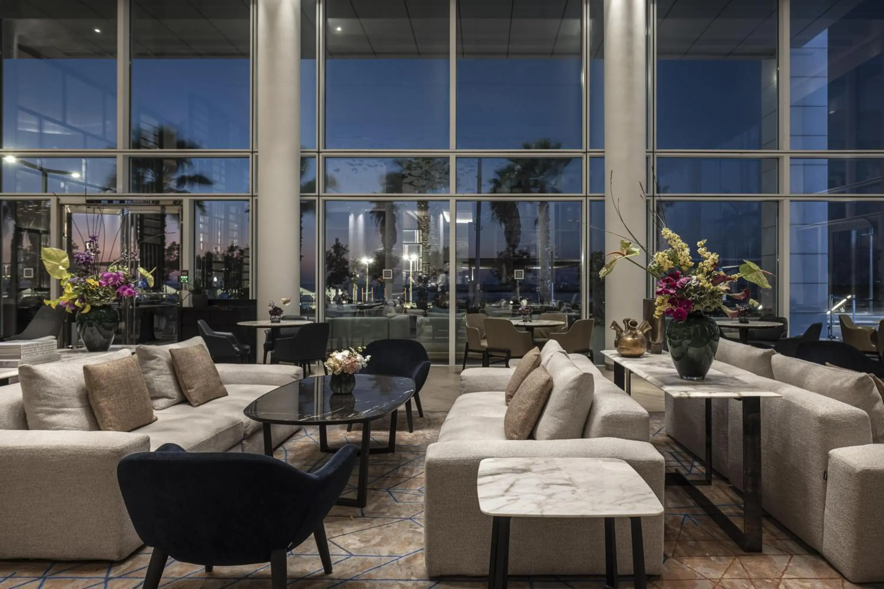 Lounge or bar in The David Kempinski Tel Aviv Lounge or bar in The David Kempinski Tel Aviv