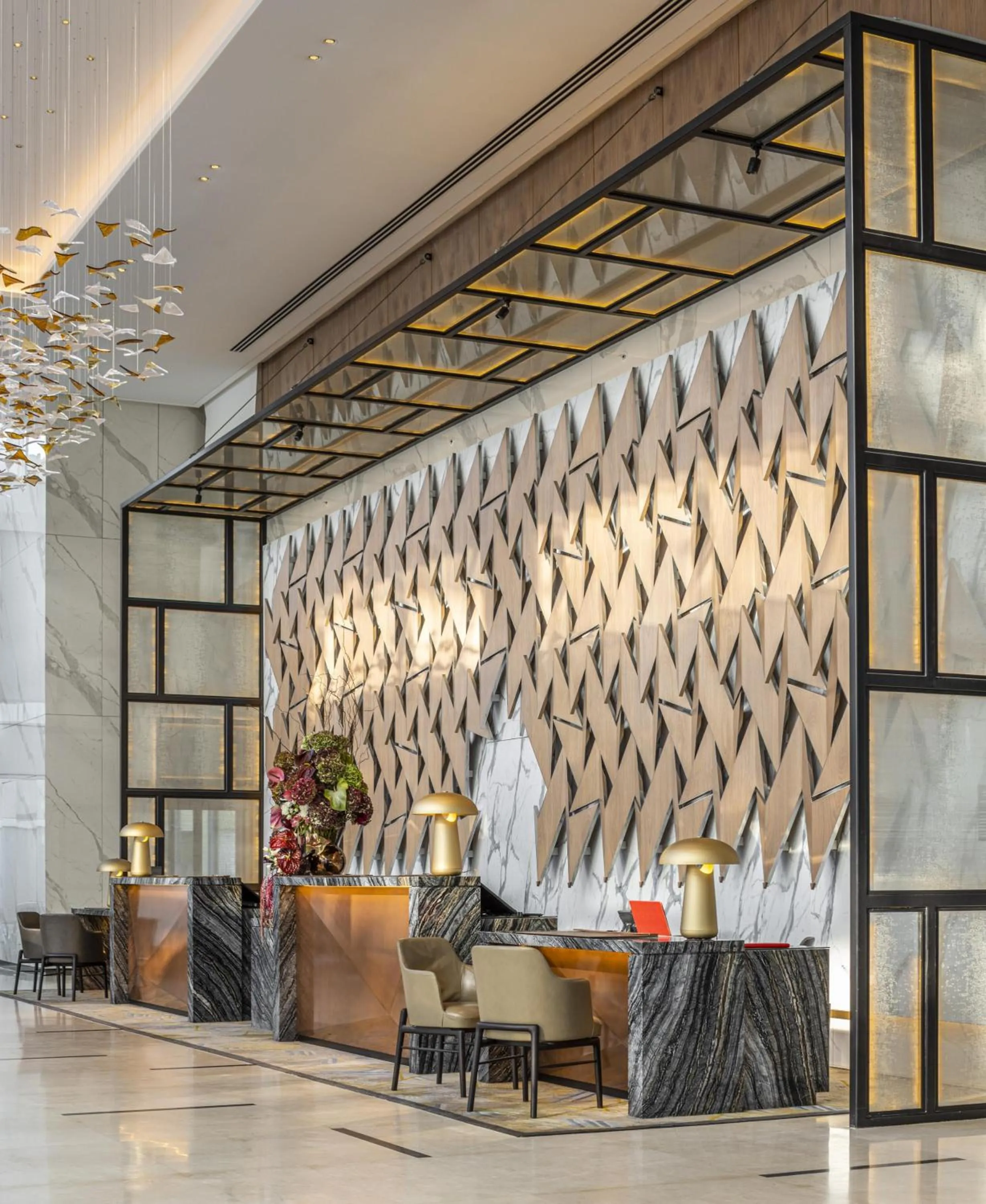 Lobby or reception in The David Kempinski Tel Aviv