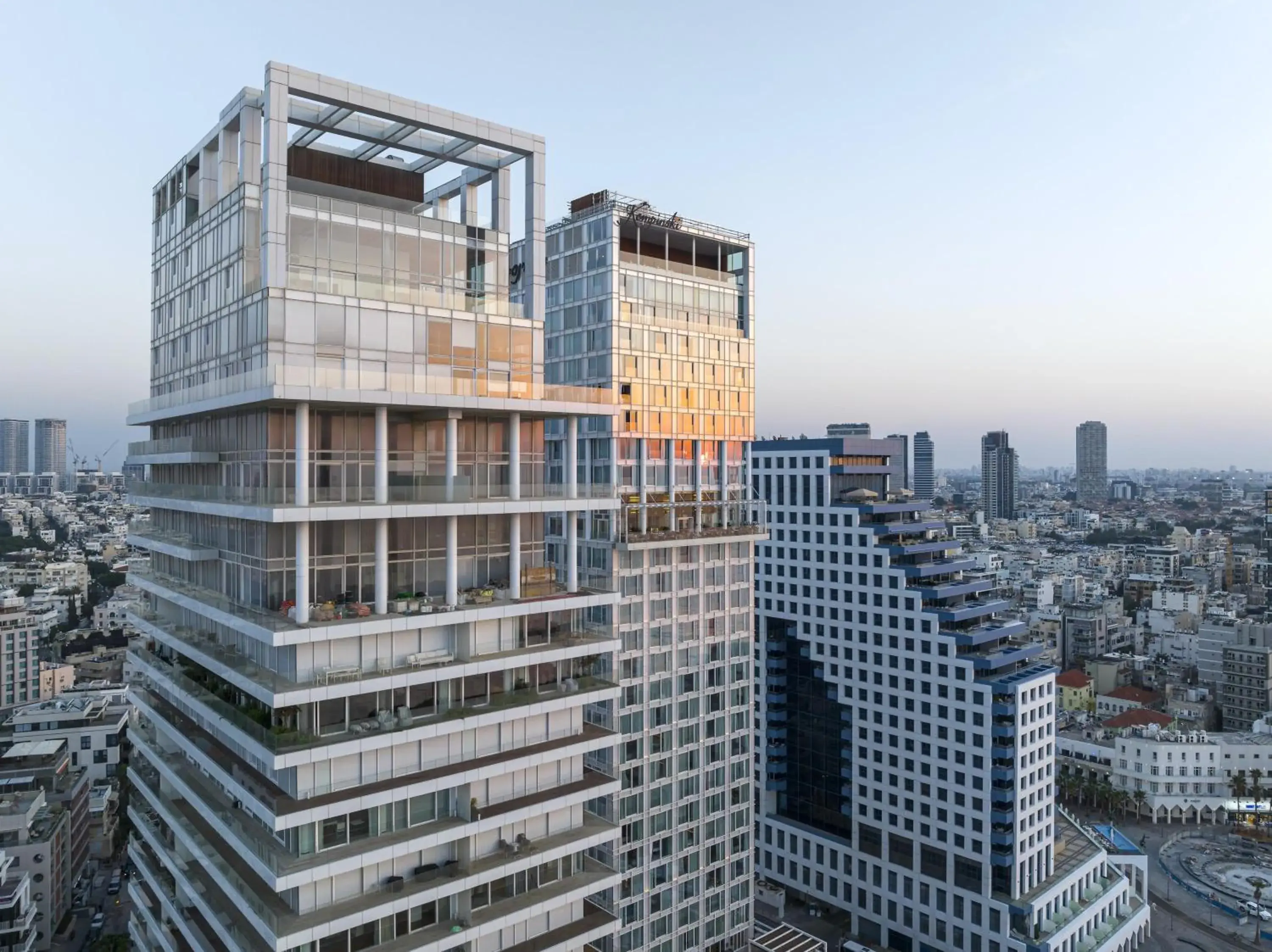 Lobby or reception in The David Kempinski Tel Aviv Lobby or reception in The David Kempinski Tel Aviv