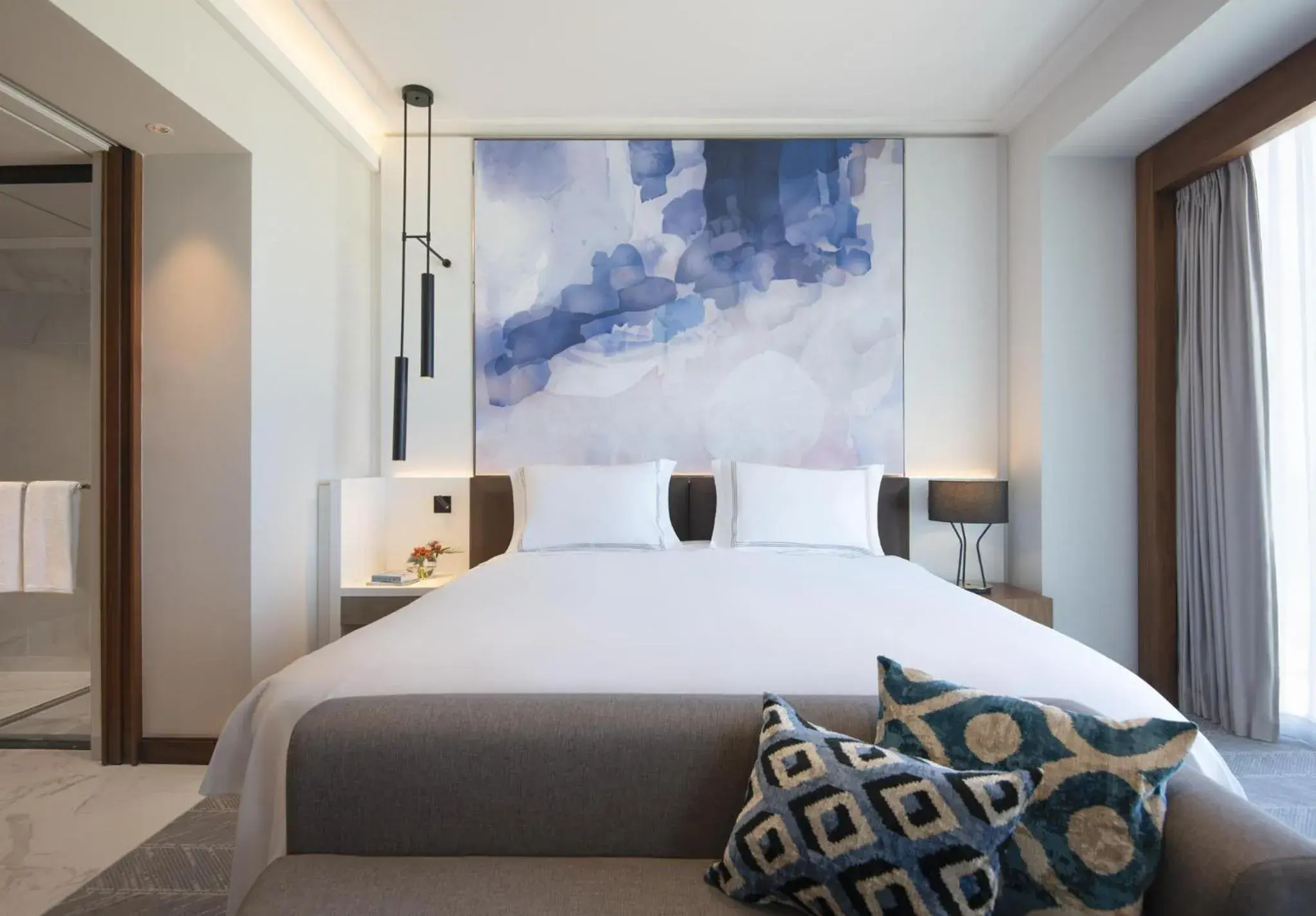 Bedroom, Bed in The David Kempinski Tel Aviv Bedroom, Bed in The David Kempinski Tel Aviv