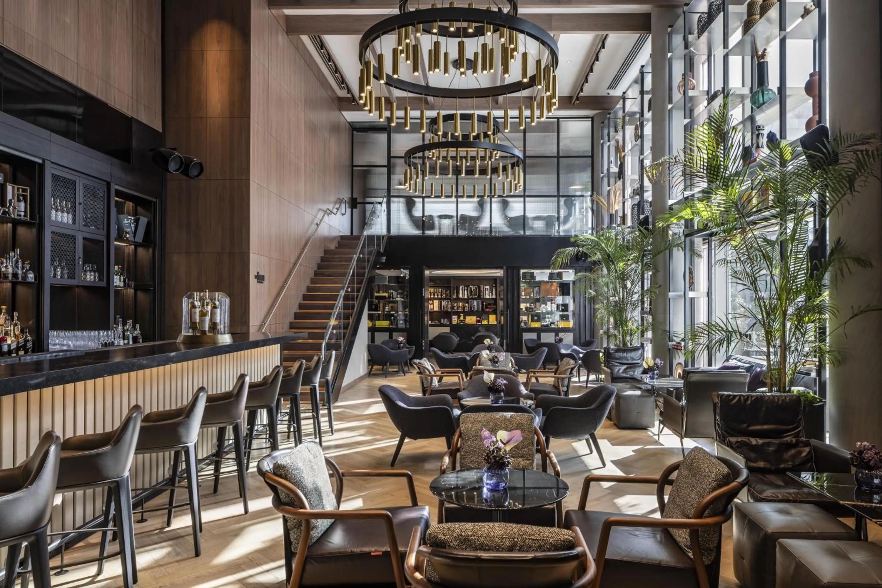 Lounge or bar in The David Kempinski Tel Aviv