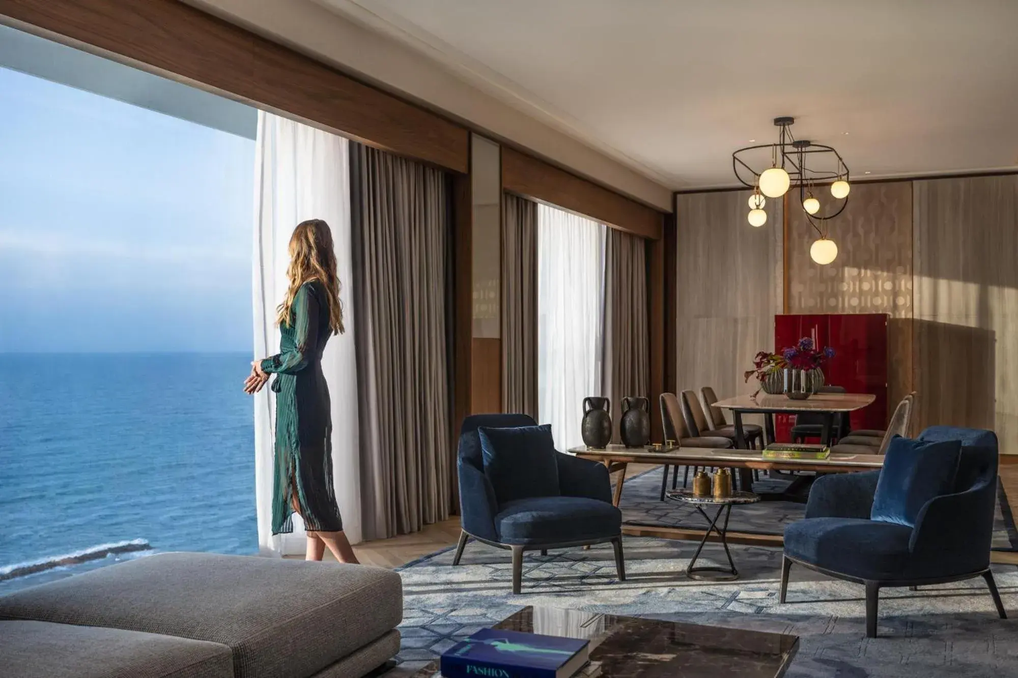 Living room in The David Kempinski Tel Aviv Living room in The David Kempinski Tel Aviv