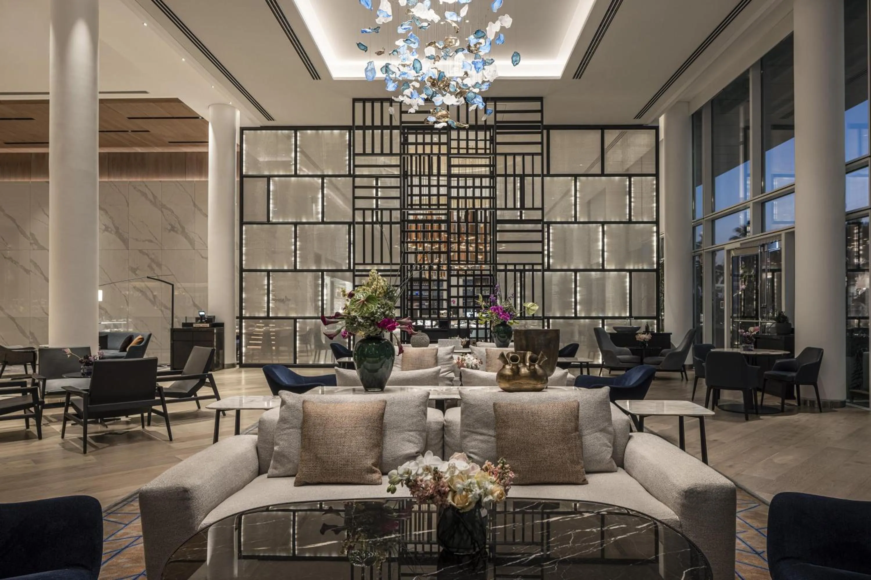 Lounge or bar in The David Kempinski Tel Aviv
