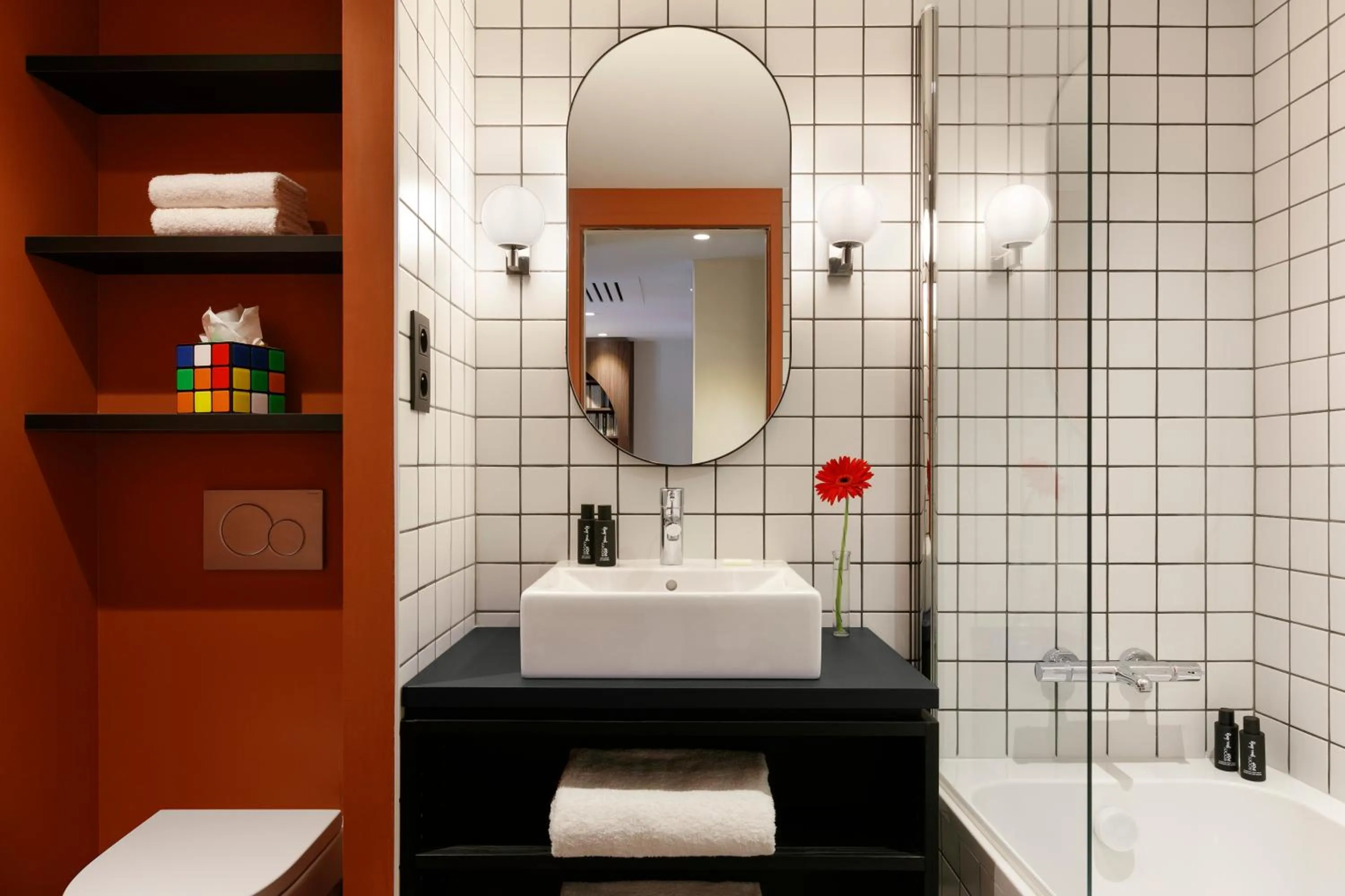 Bathroom in RockyPop Flaine Appartements & Spa