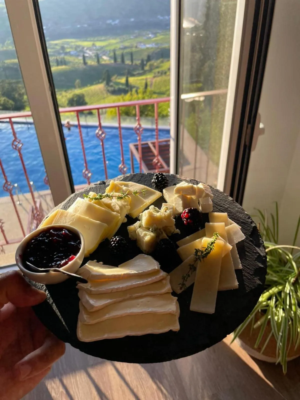 Food in Golden Mirror