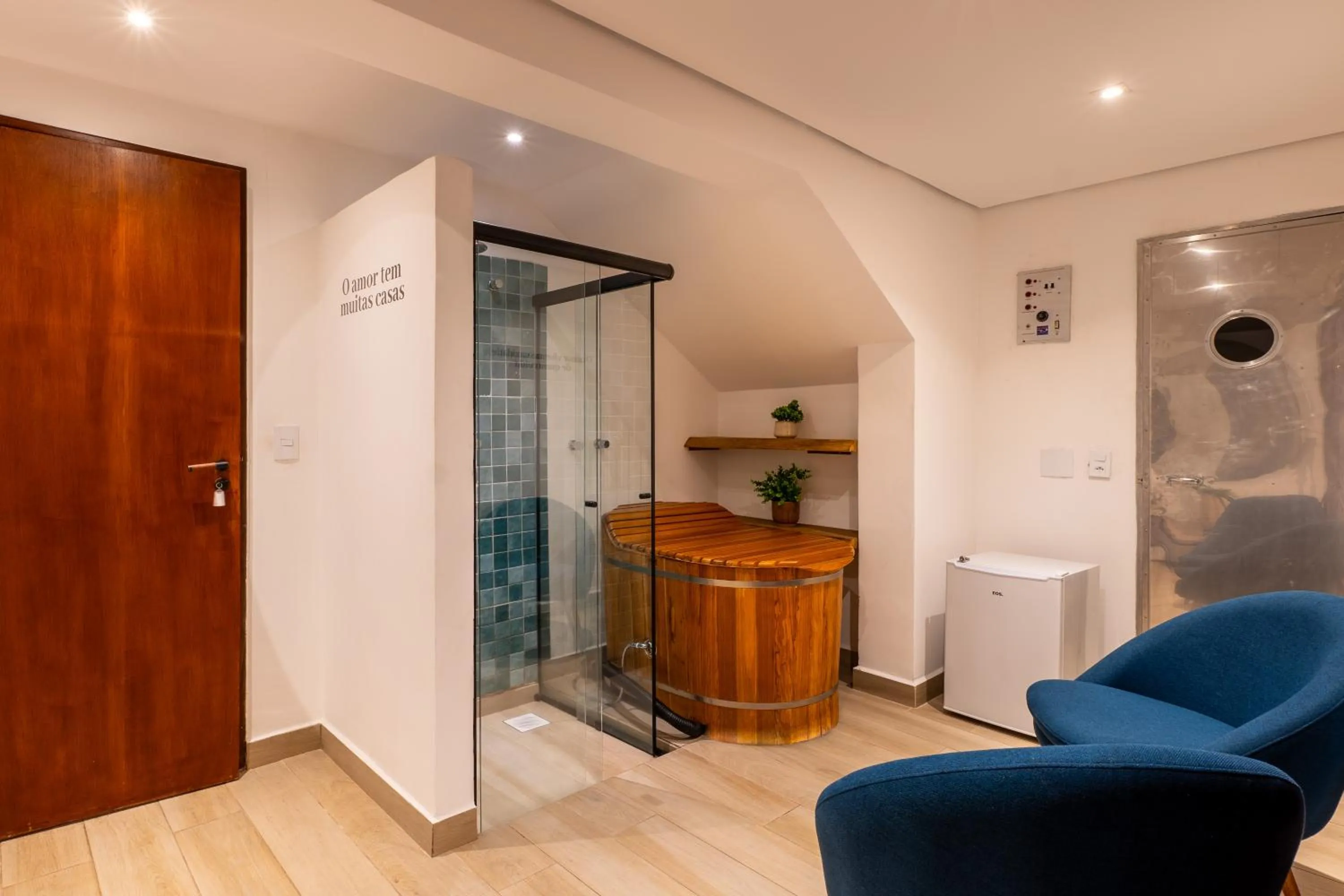 Sauna in Pousada Boutique Figueira da Serra