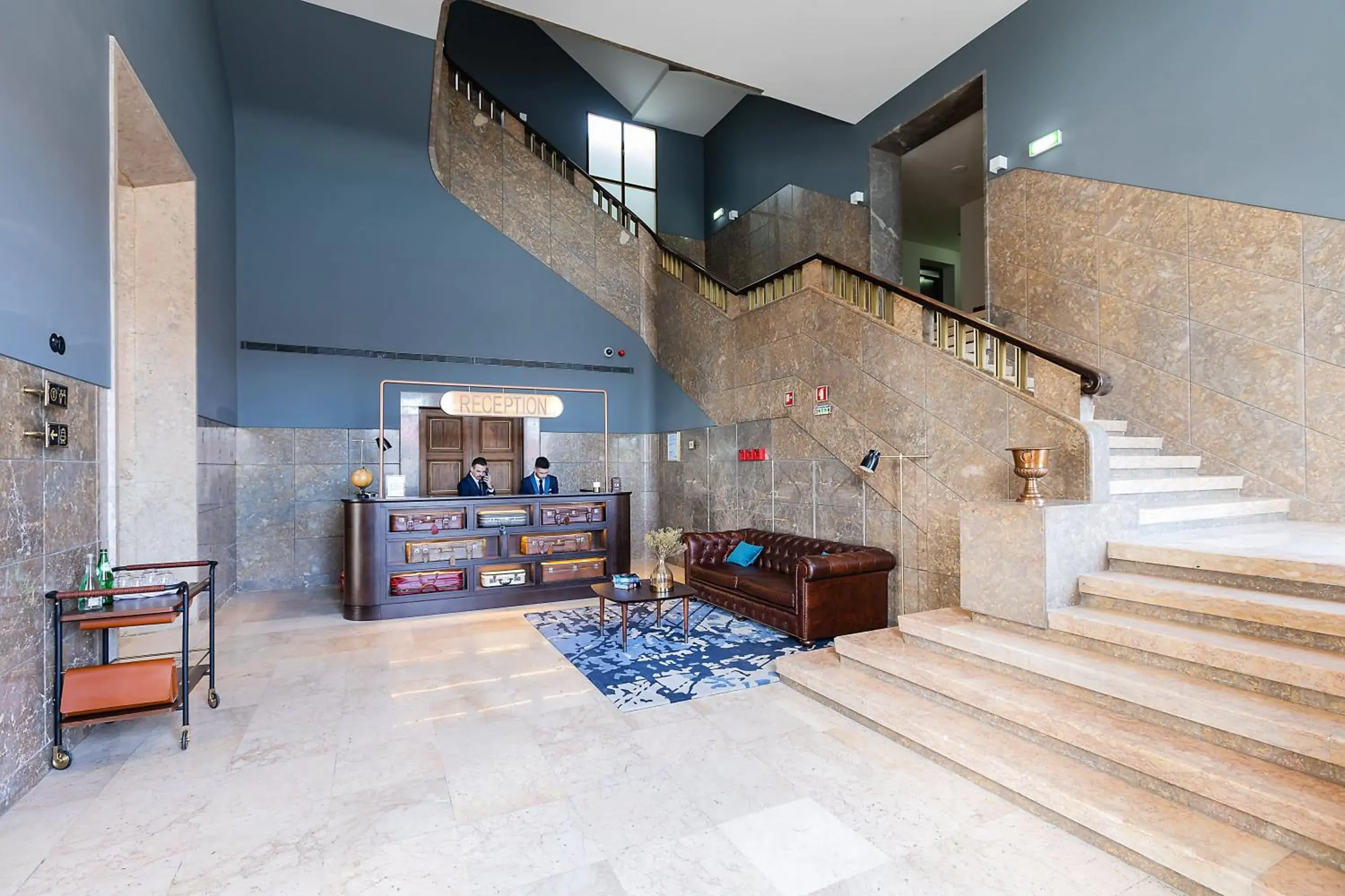 Lobby or reception in The Editory Riverside Hotel, an Historic Hotel Lobby or reception in The Editory Riverside Hotel, an Historic Hotel