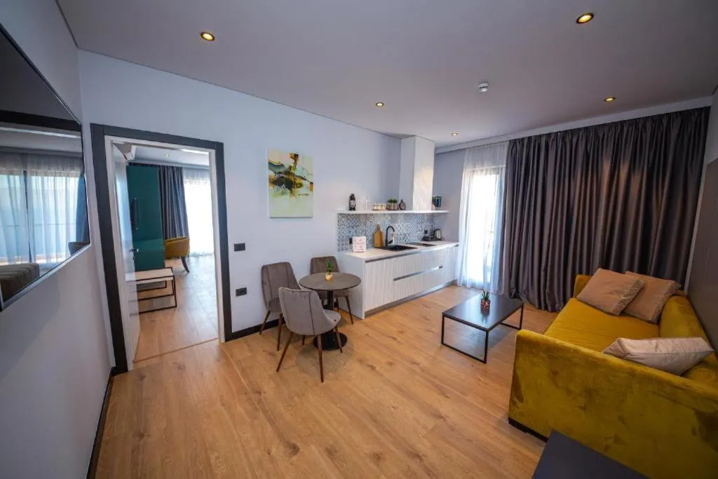 Kitchen or kitchenette in Apart-Hotel Lili2