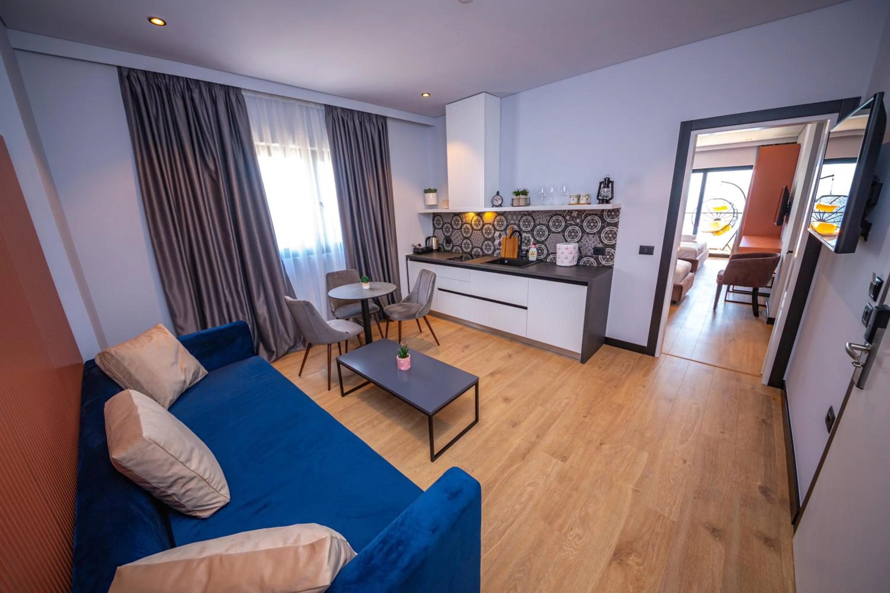 Kitchen or kitchenette in Apart-Hotel Lili2