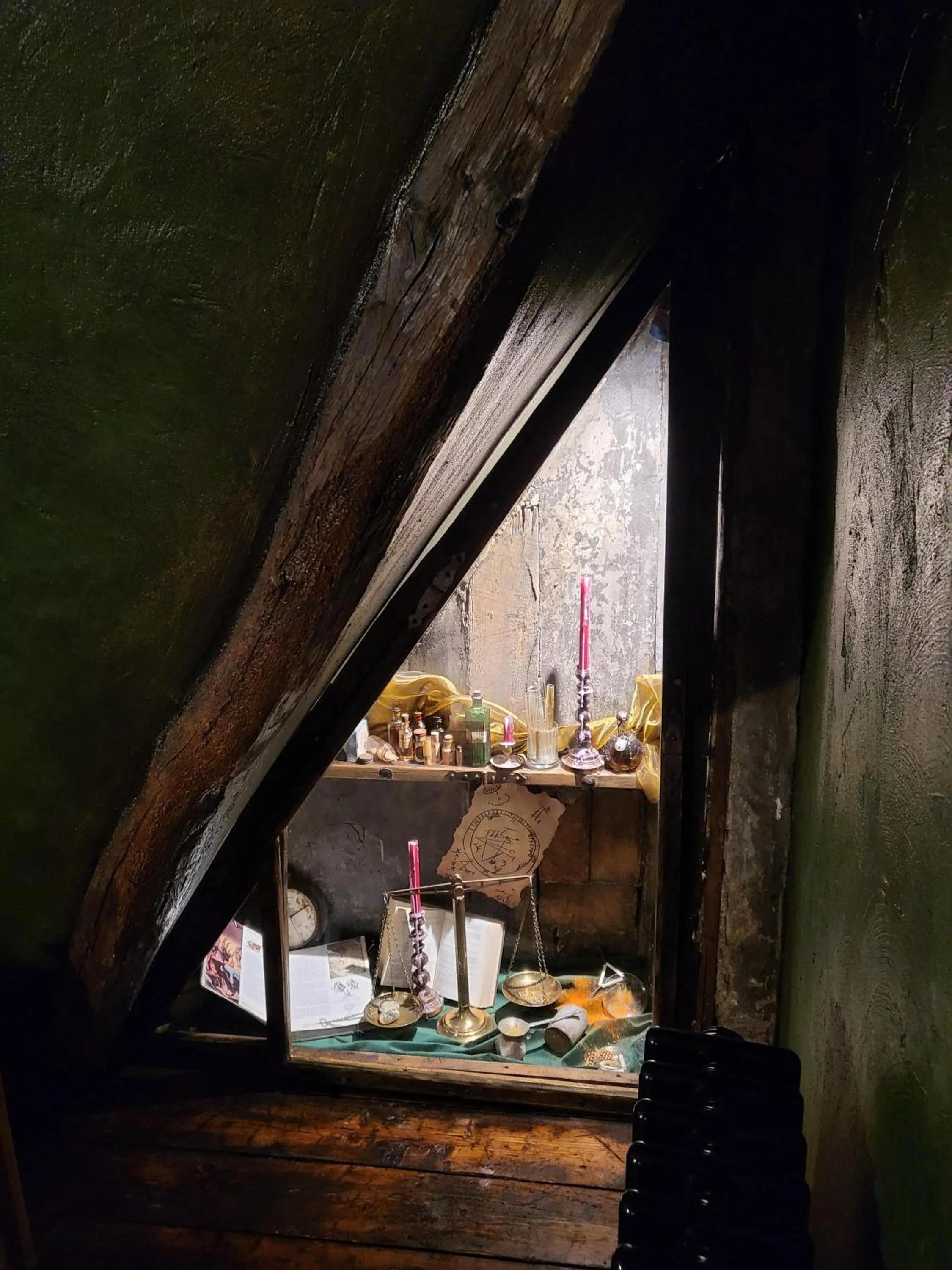 Bedroom in Hocus Pocus Tiny Hotel