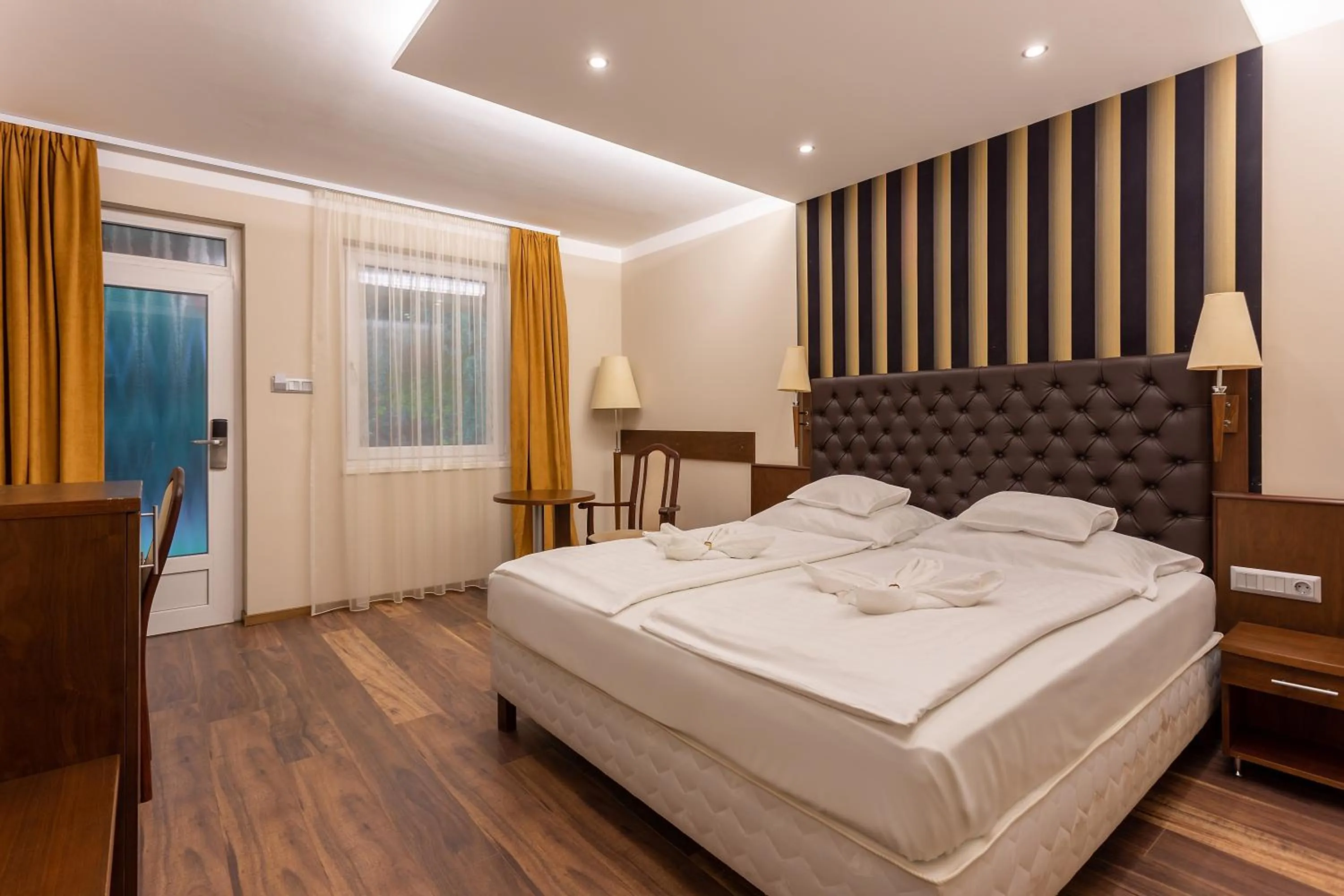 Bed in Szőnyi Garden Hotel Pest