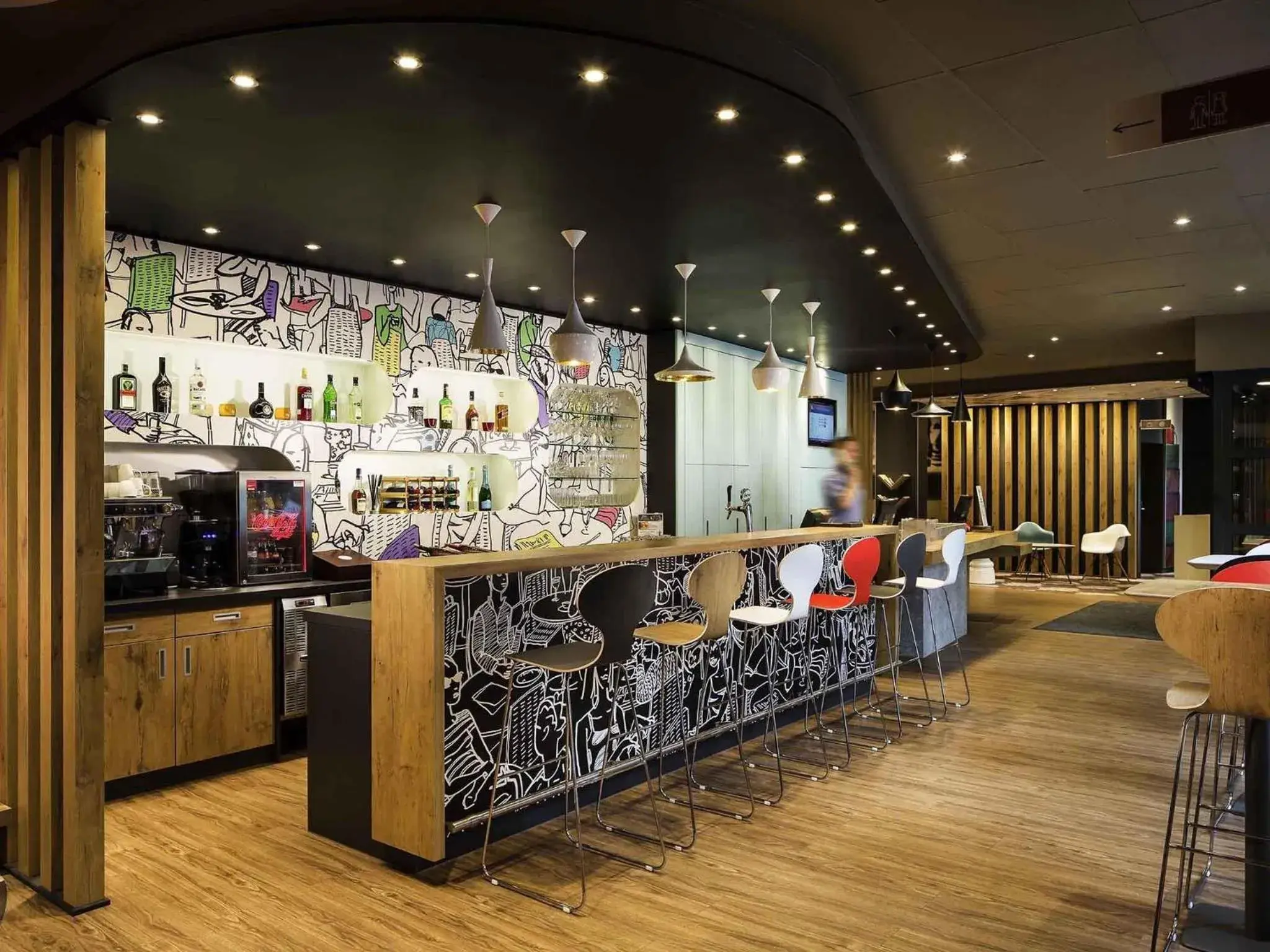 Lounge or bar in Ibis Budapest Heroes Square Lounge or bar in Ibis Budapest Heroes Square
