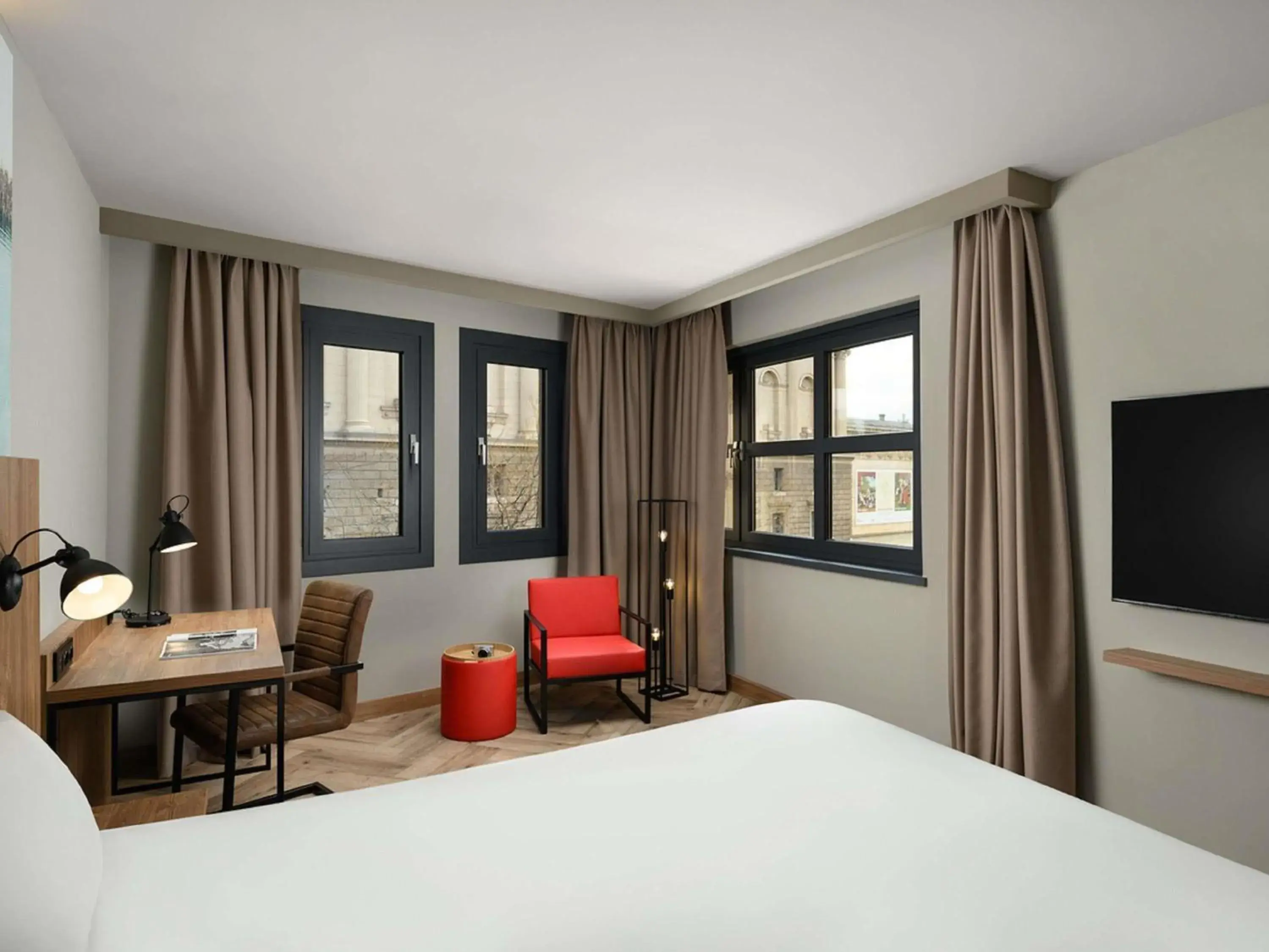 Bedroom, Bed in Ibis Budapest Heroes Square Bedroom, Bed in Ibis Budapest Heroes Square