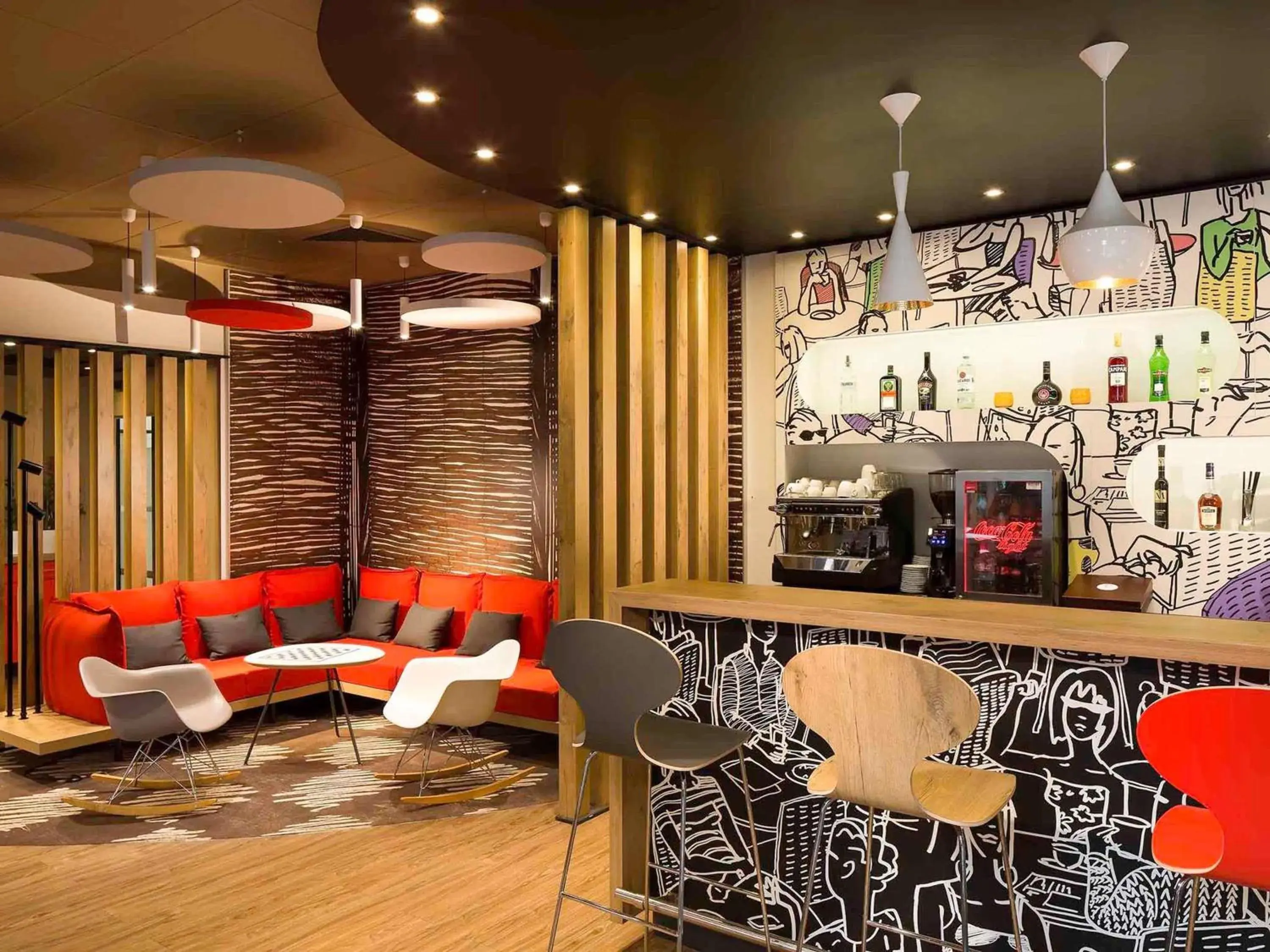 Lounge or bar in Ibis Budapest Heroes Square Lounge or bar in Ibis Budapest Heroes Square