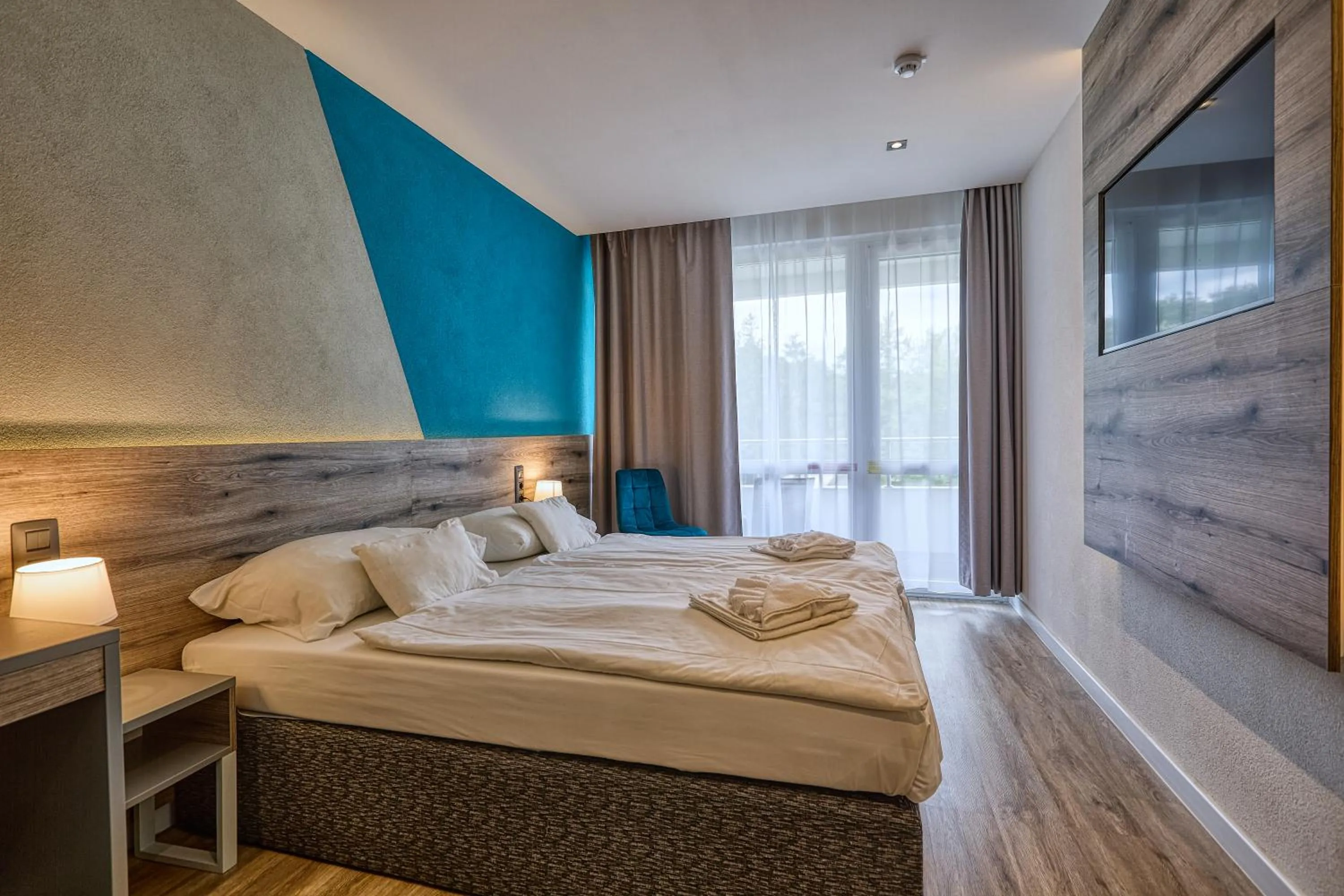 Bed in Hotel Szieszta