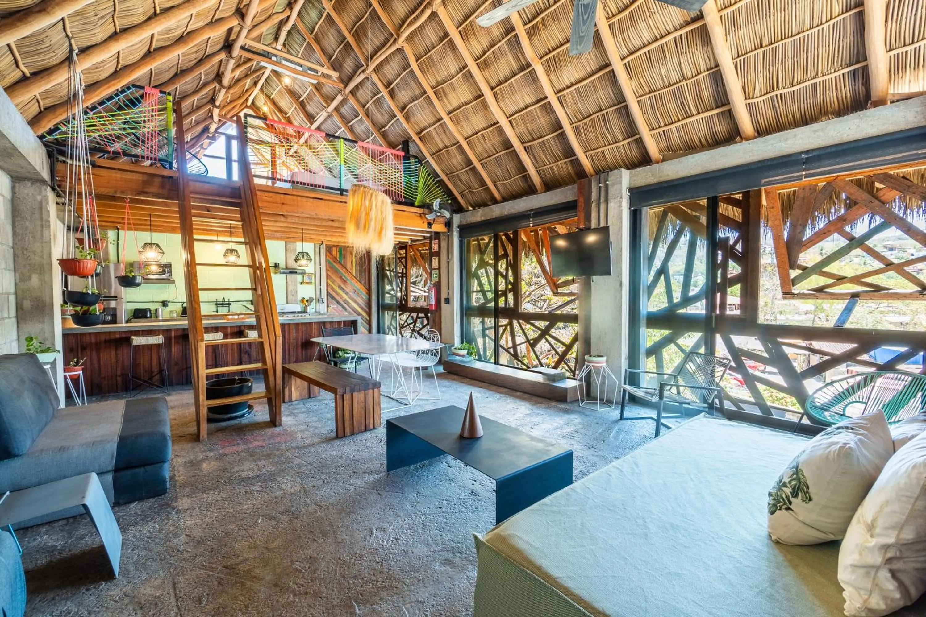 Living room in Papelillo Lofts