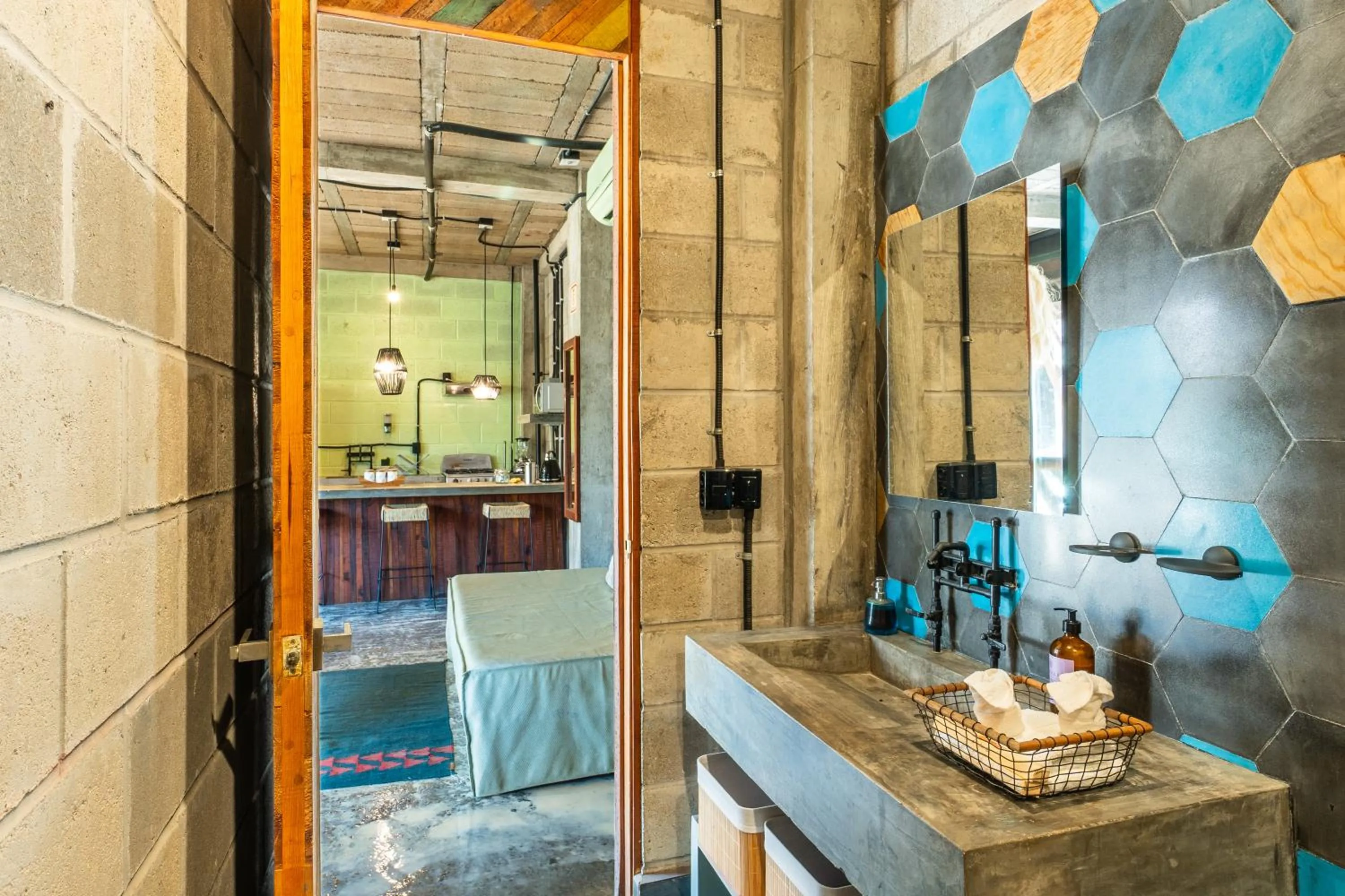 Bathroom in Papelillo Lofts