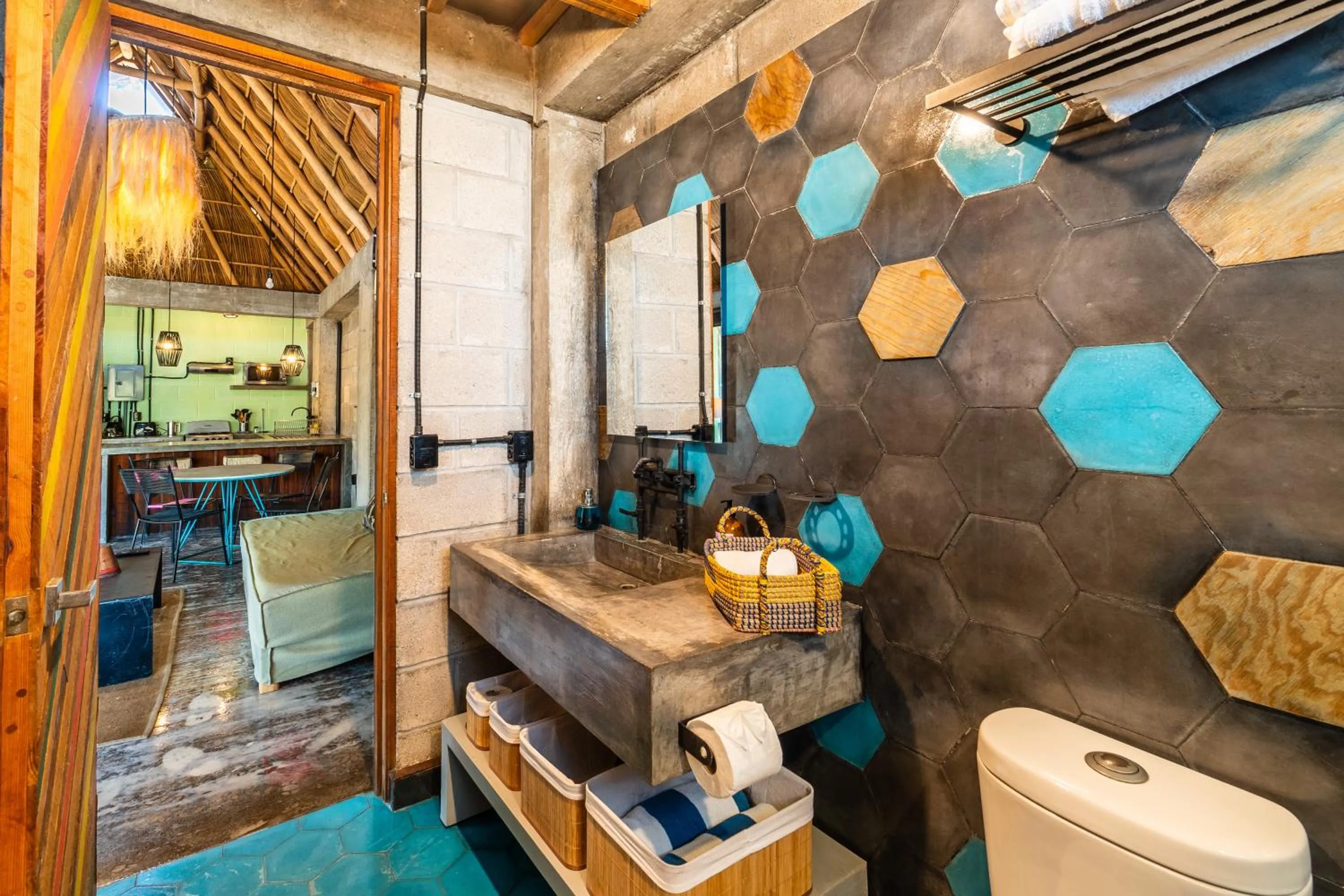 Bathroom in Papelillo Lofts