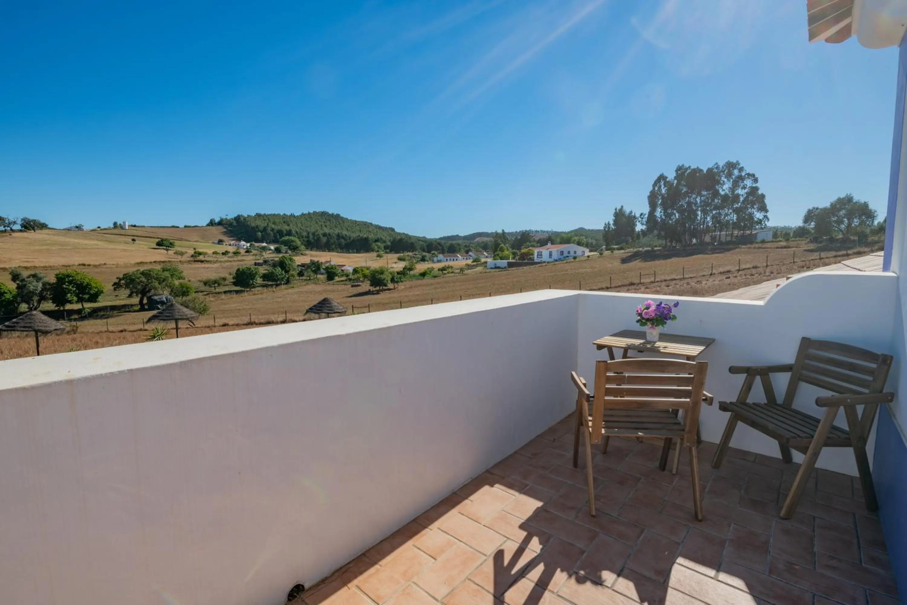Balcony/Terrace in Ares do Monte - Turismo Rural