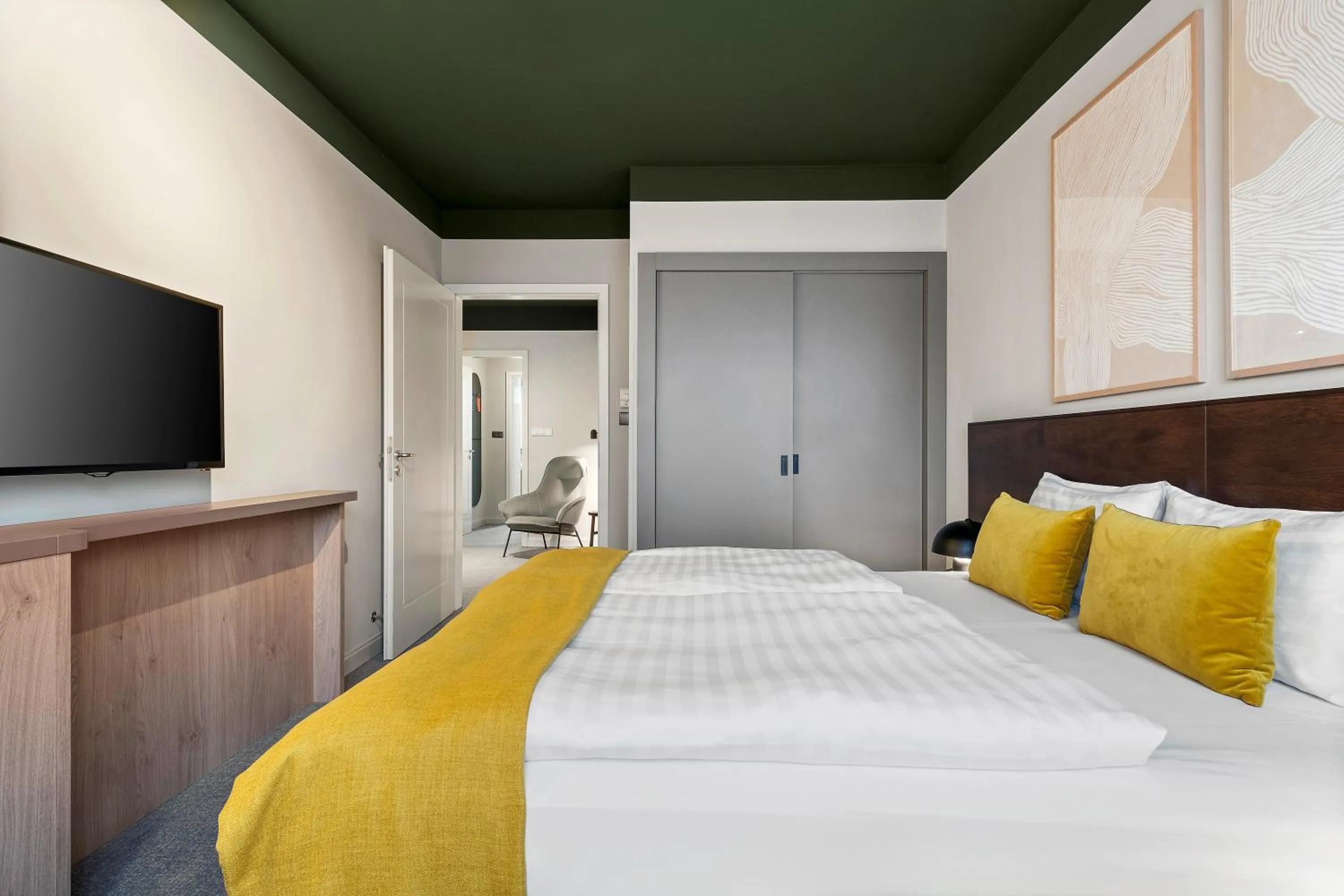 Bedroom, Bed in Adina Apartment Hotel Budapest