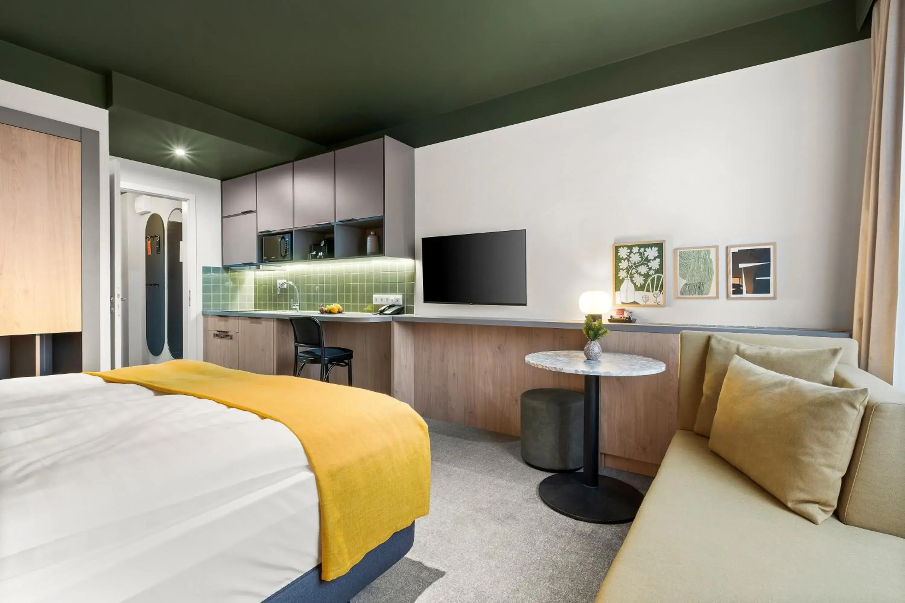 Photo of the whole room, Bed in Adina Apartment Hotel Budapest Photo of the whole room, Bed in Adina Apartment Hotel Budapest