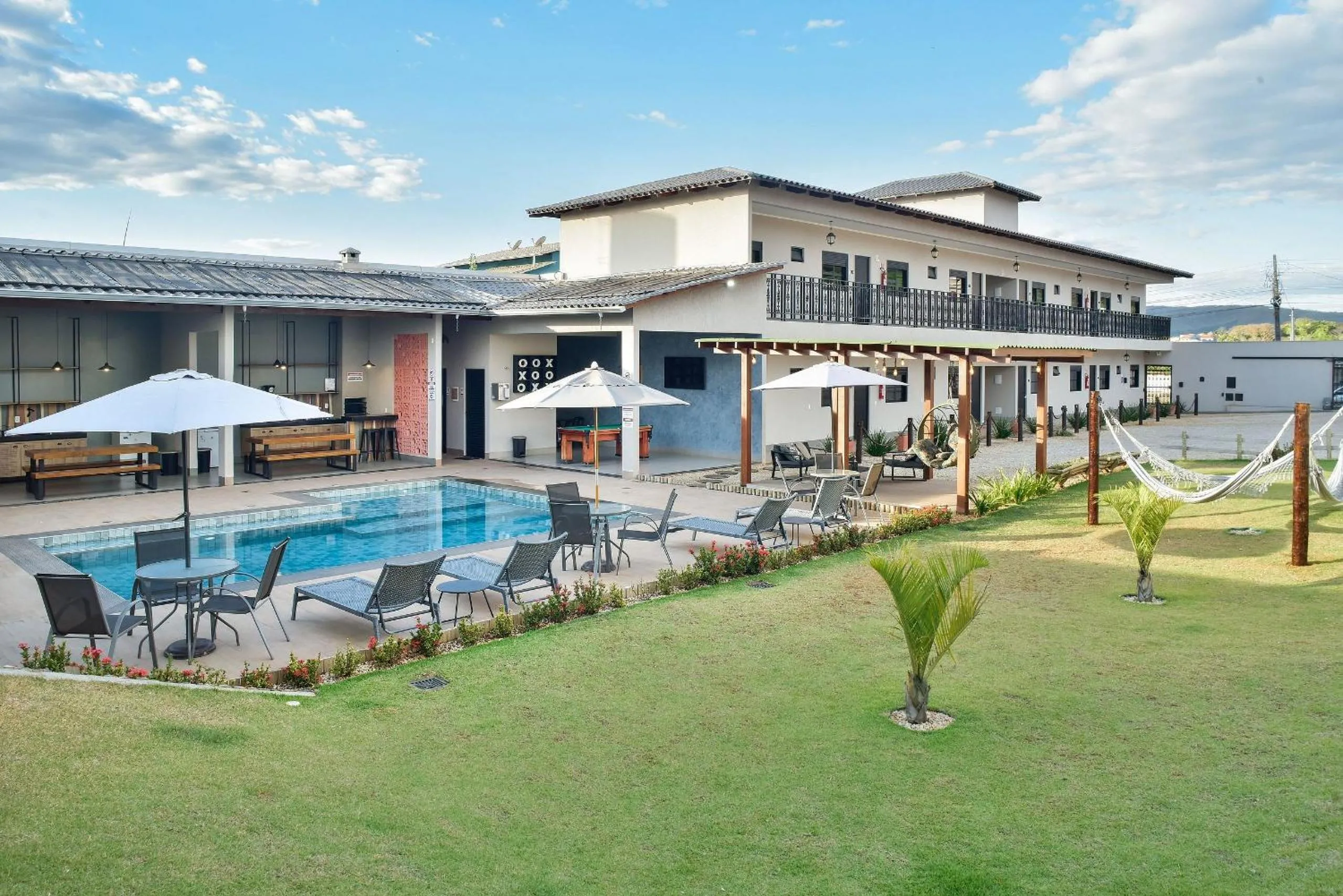 Flat Charme do Cerrado - Até 4 pessoas/Cozinha/Ar Cond./Piscina
