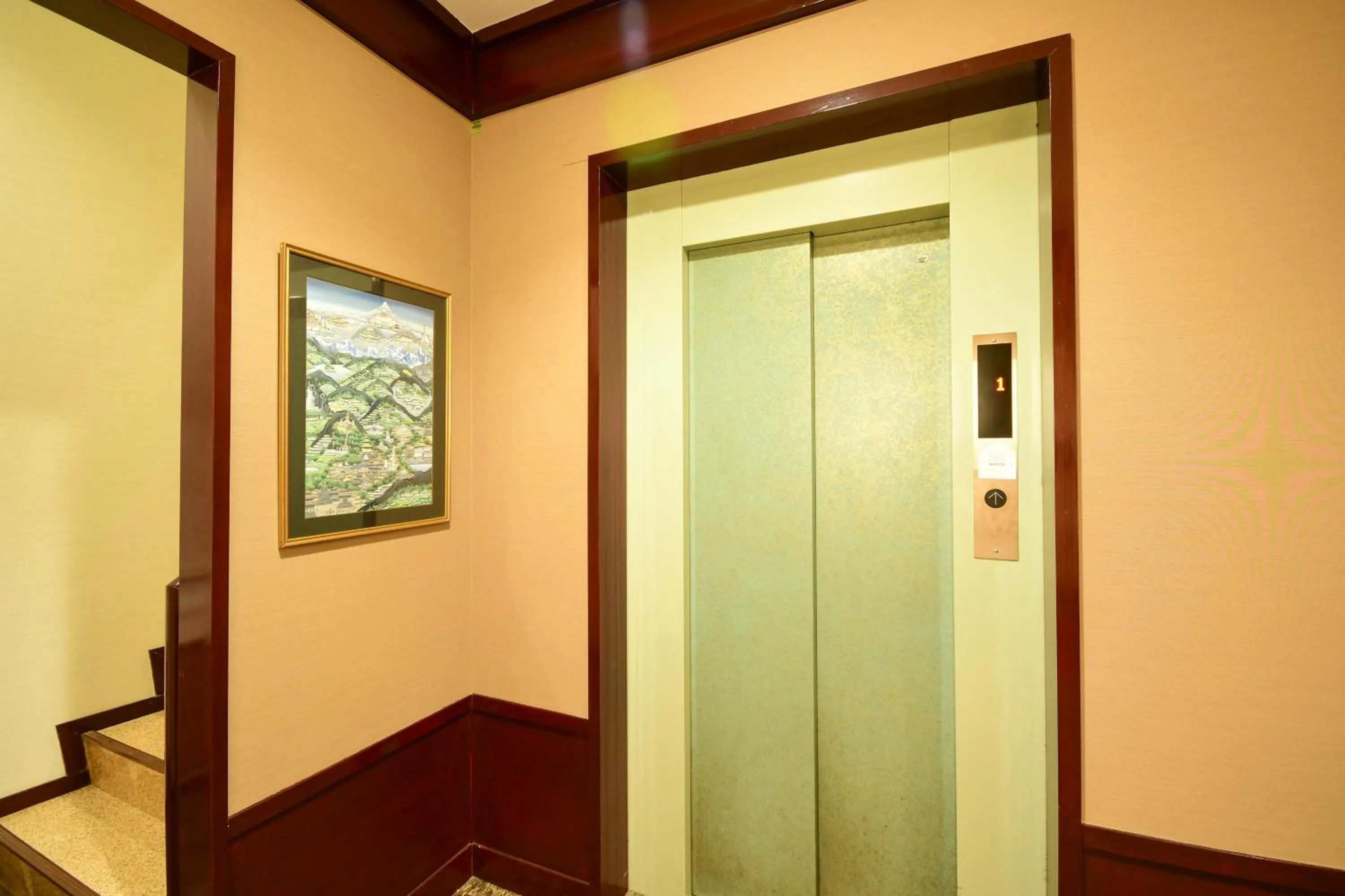 elevator in Koyasan Shukubo Fugenin