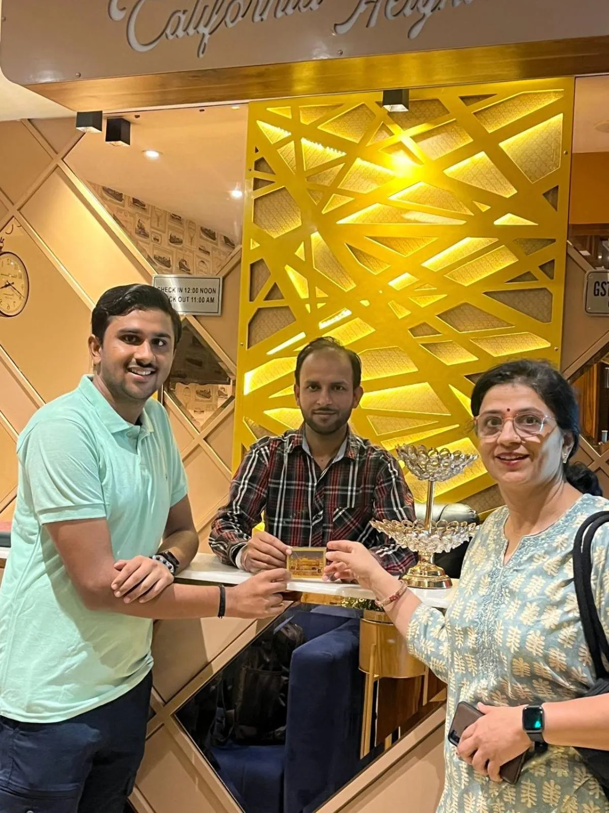 People in Hotel California Heights