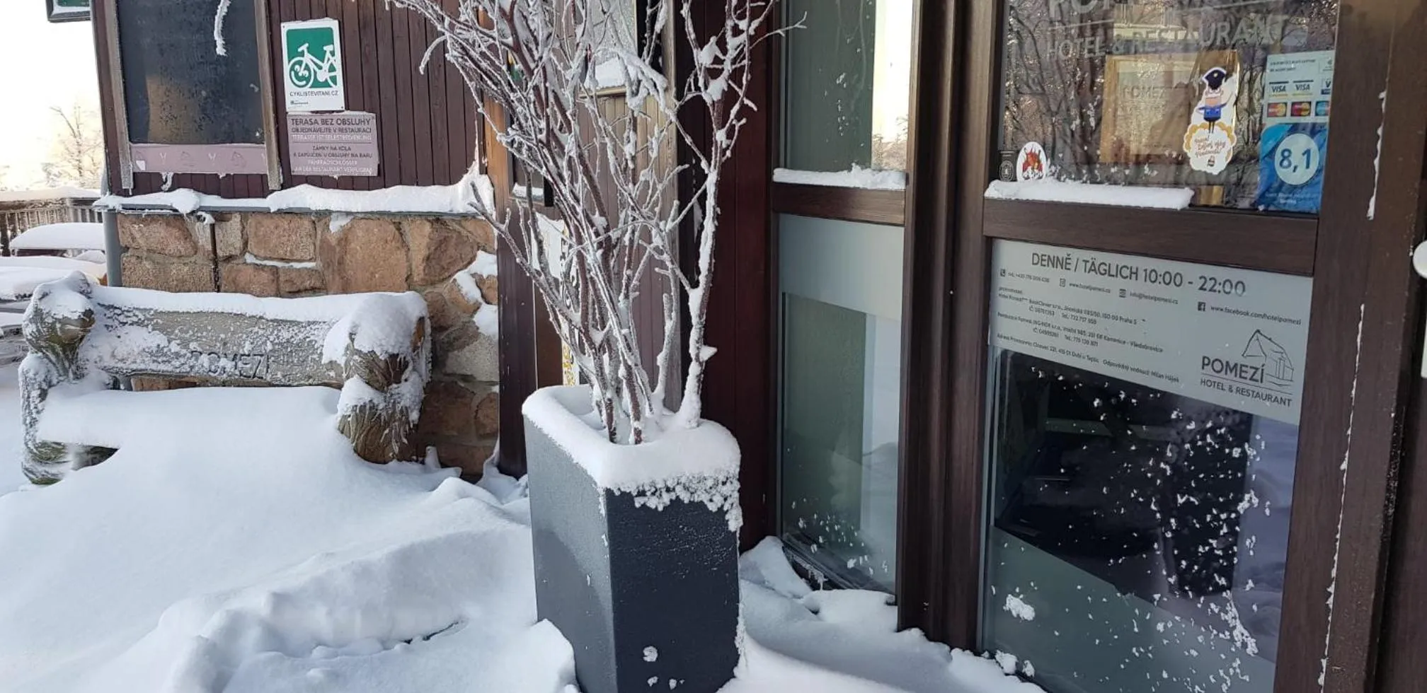 Winter in Hotel Pomezí