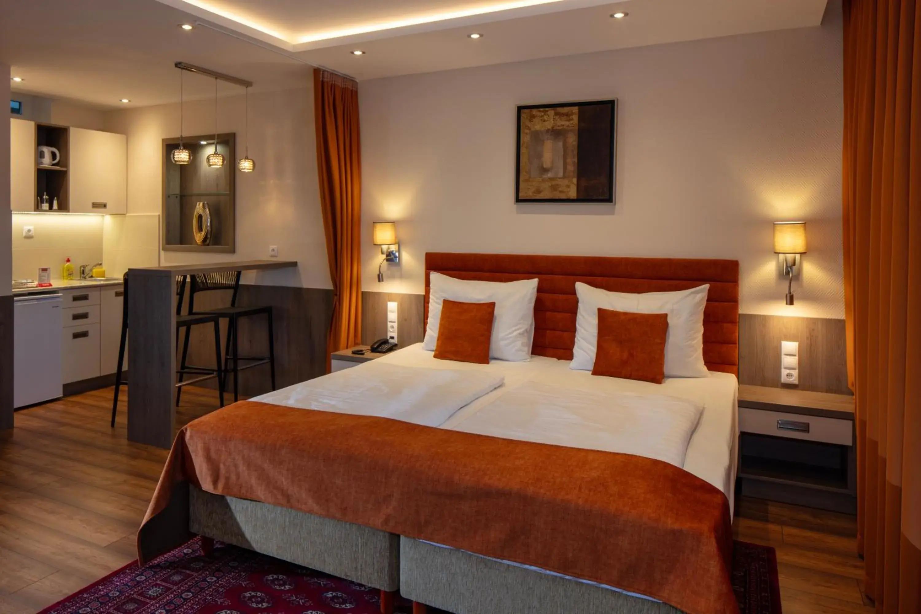 Bed in Hotel Charles Bed in Hotel Charles