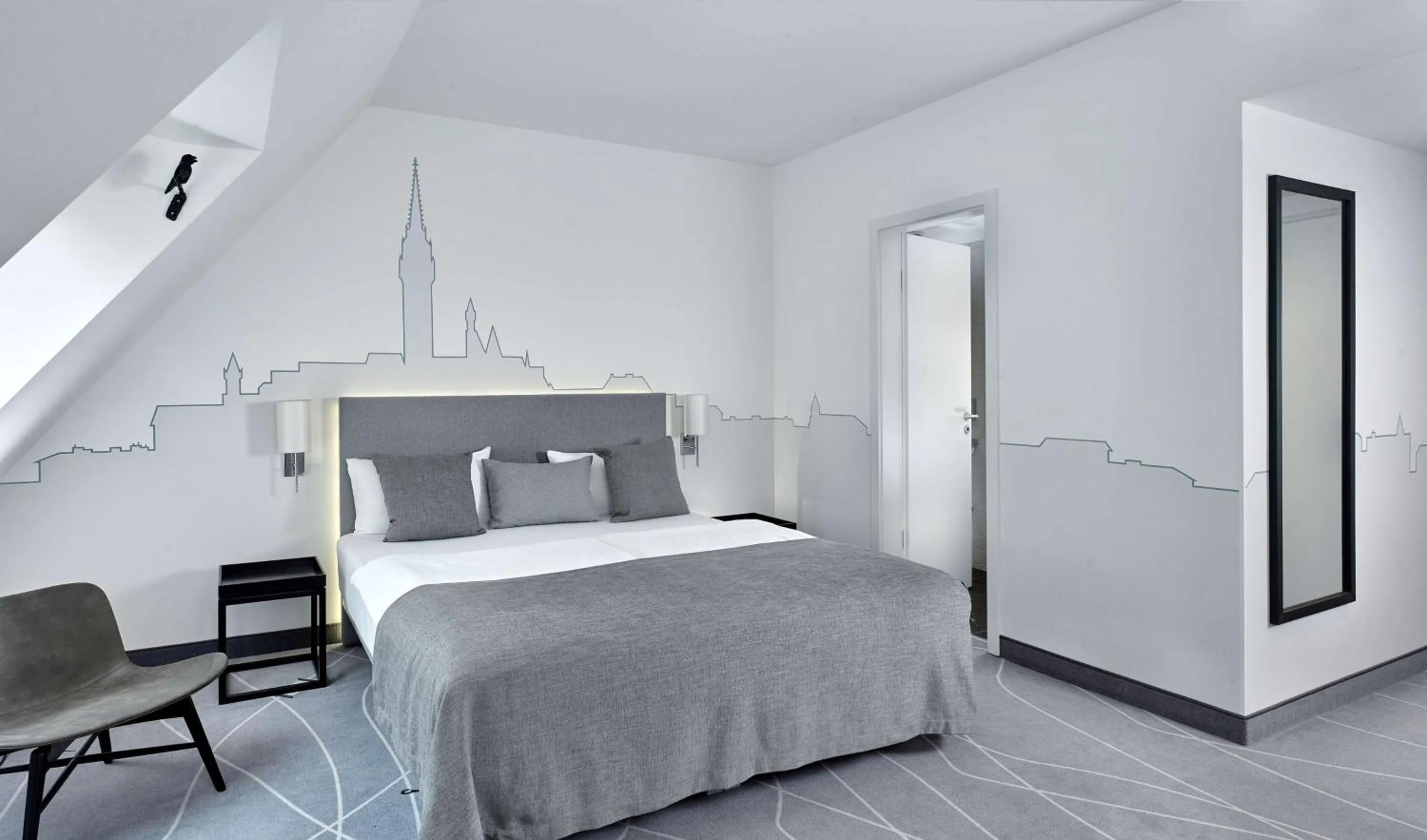 Bedroom, Bed in Park Plaza Budapest