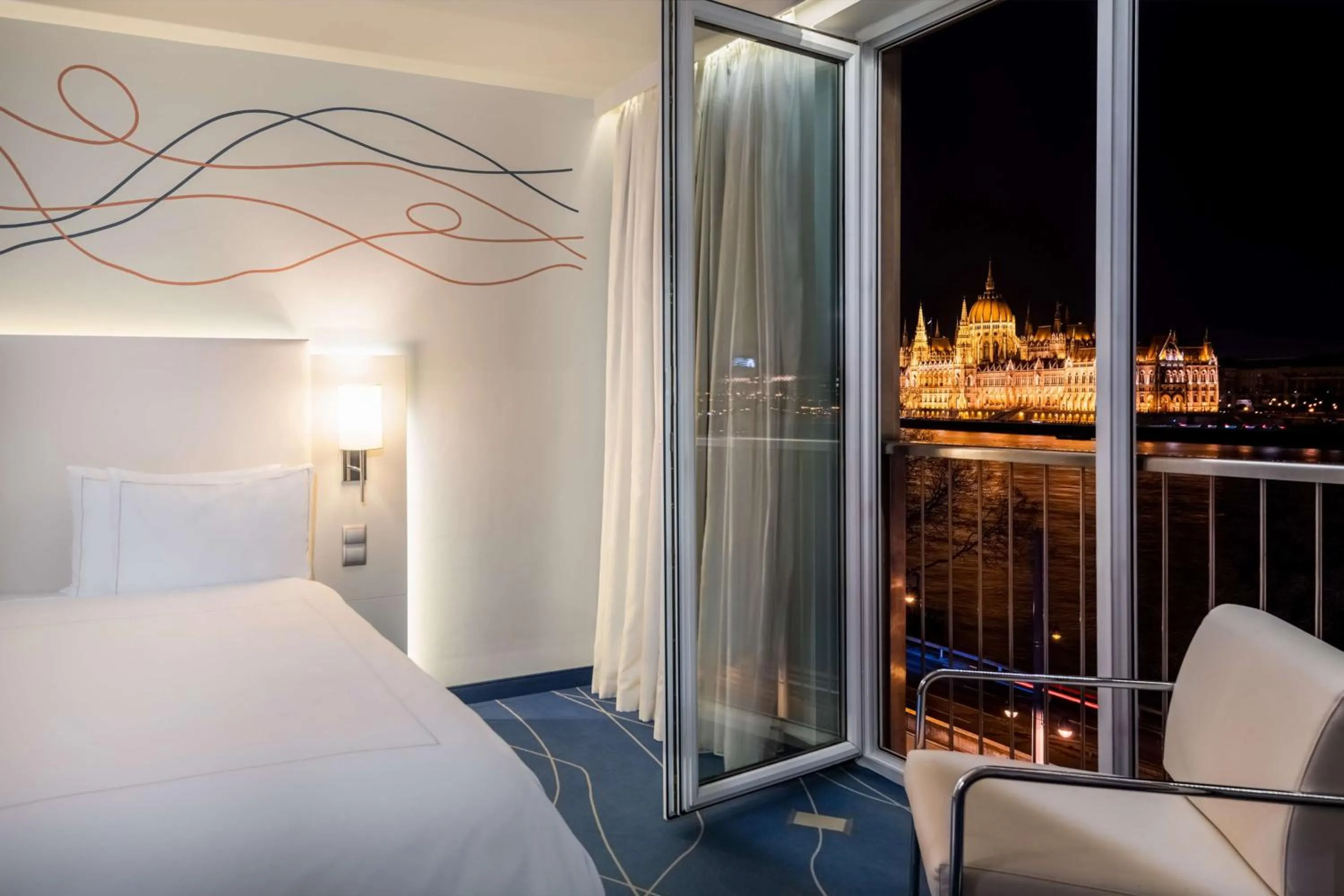 Bedroom, Bed in Park Plaza Budapest