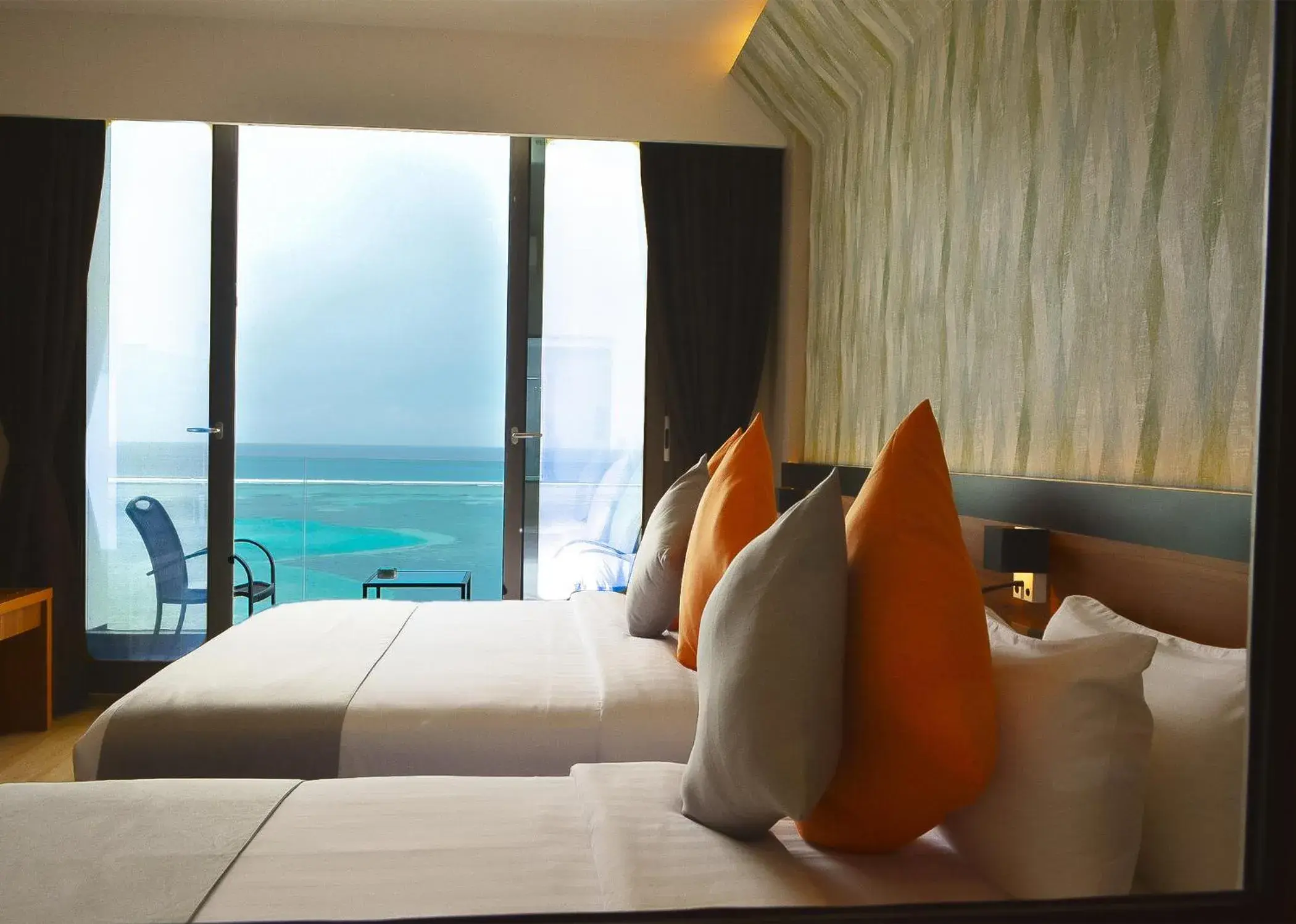 Bed in Triton Prestige Seaview and Spa Bed in Triton Prestige Seaview and Spa
