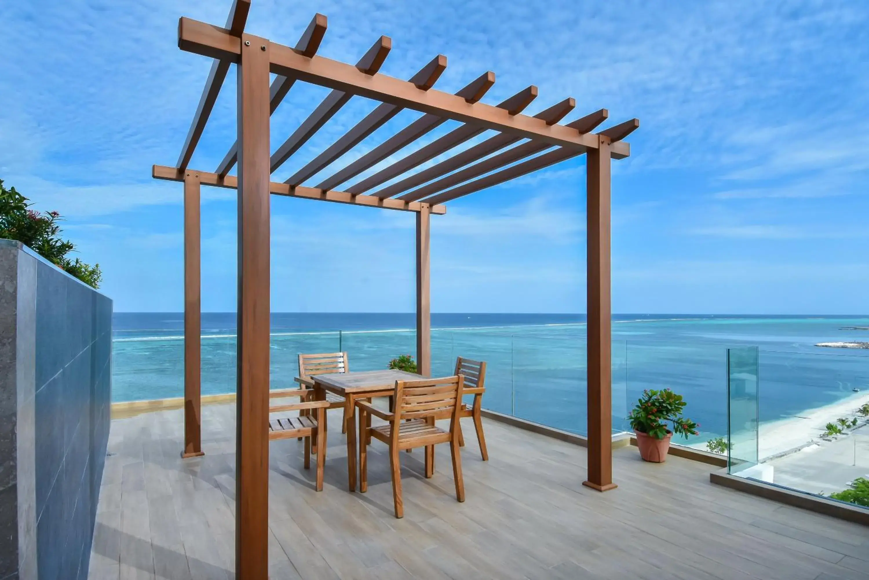 Balcony/Terrace in Triton Prestige Seaview and Spa Balcony/Terrace in Triton Prestige Seaview and Spa