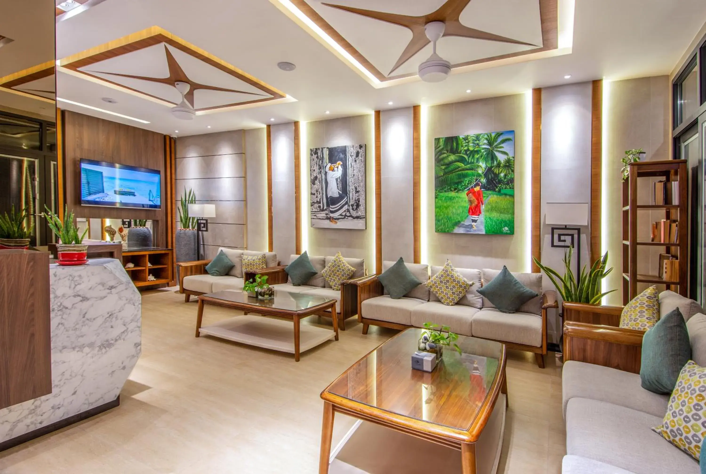Lobby or reception in Triton Prestige Seaview and Spa Lobby or reception in Triton Prestige Seaview and Spa