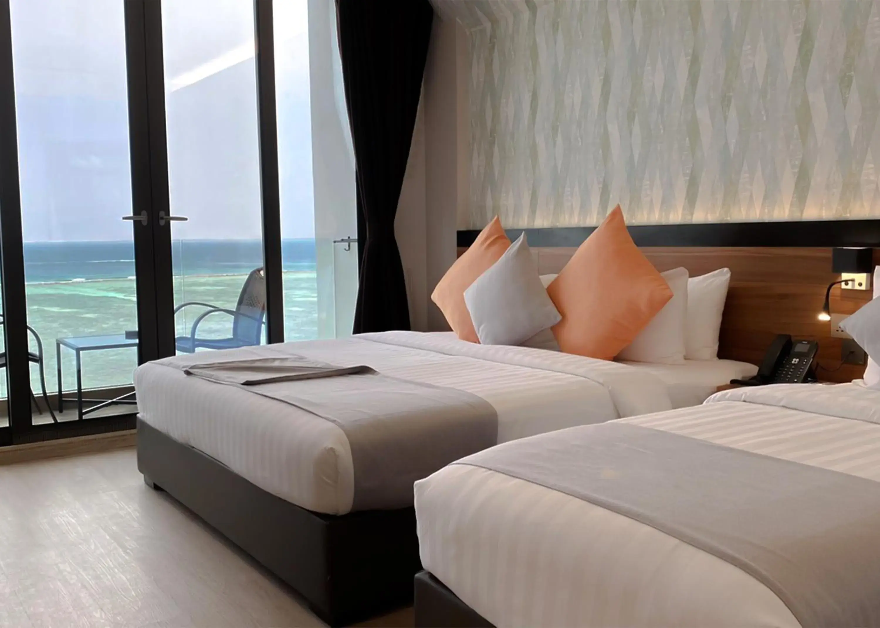 Bed in Triton Prestige Seaview and Spa Bed in Triton Prestige Seaview and Spa