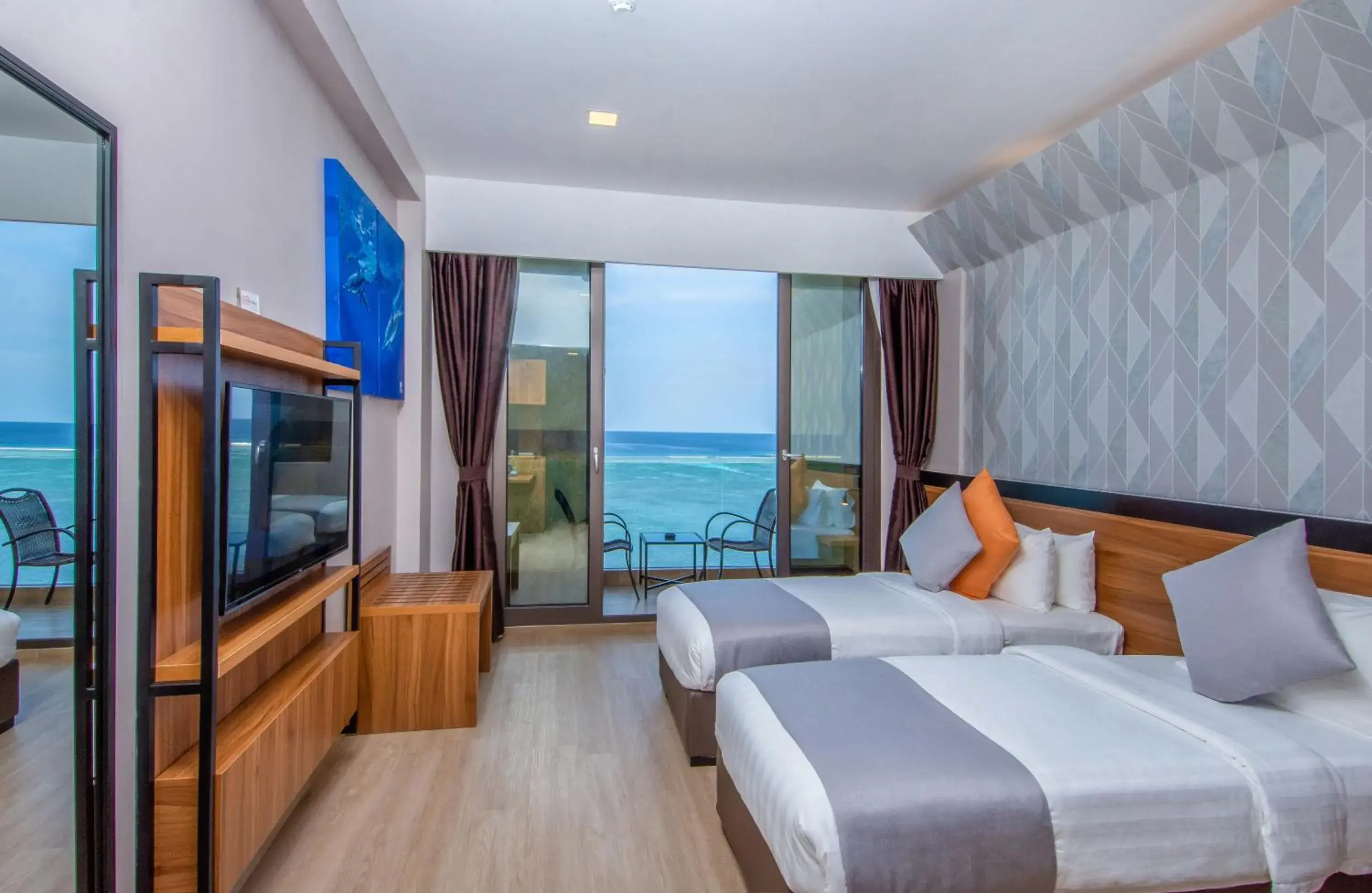Bedroom, Bed in Triton Prestige Seaview and Spa Bedroom, Bed in Triton Prestige Seaview and Spa