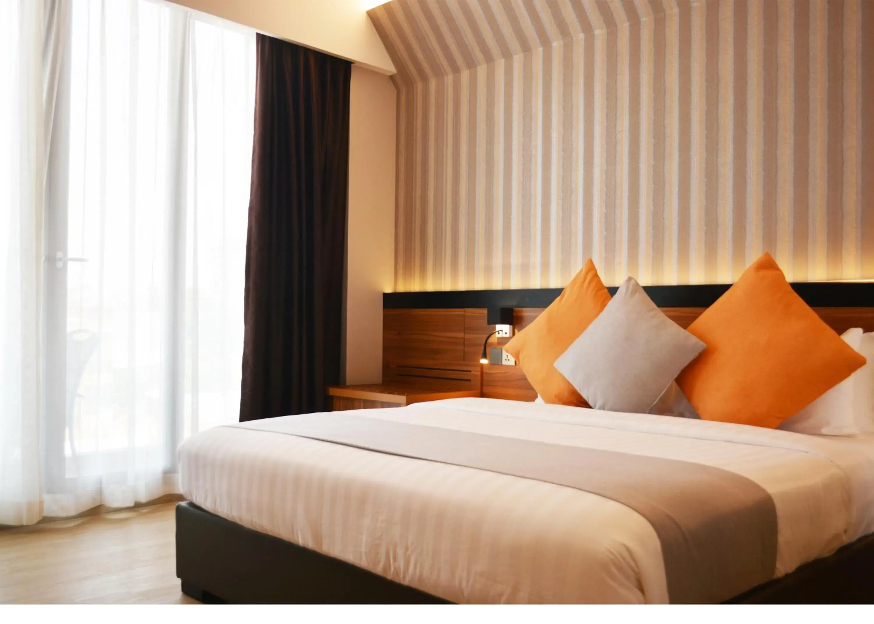 Bed in Triton Prestige Seaview and Spa Bed in Triton Prestige Seaview and Spa