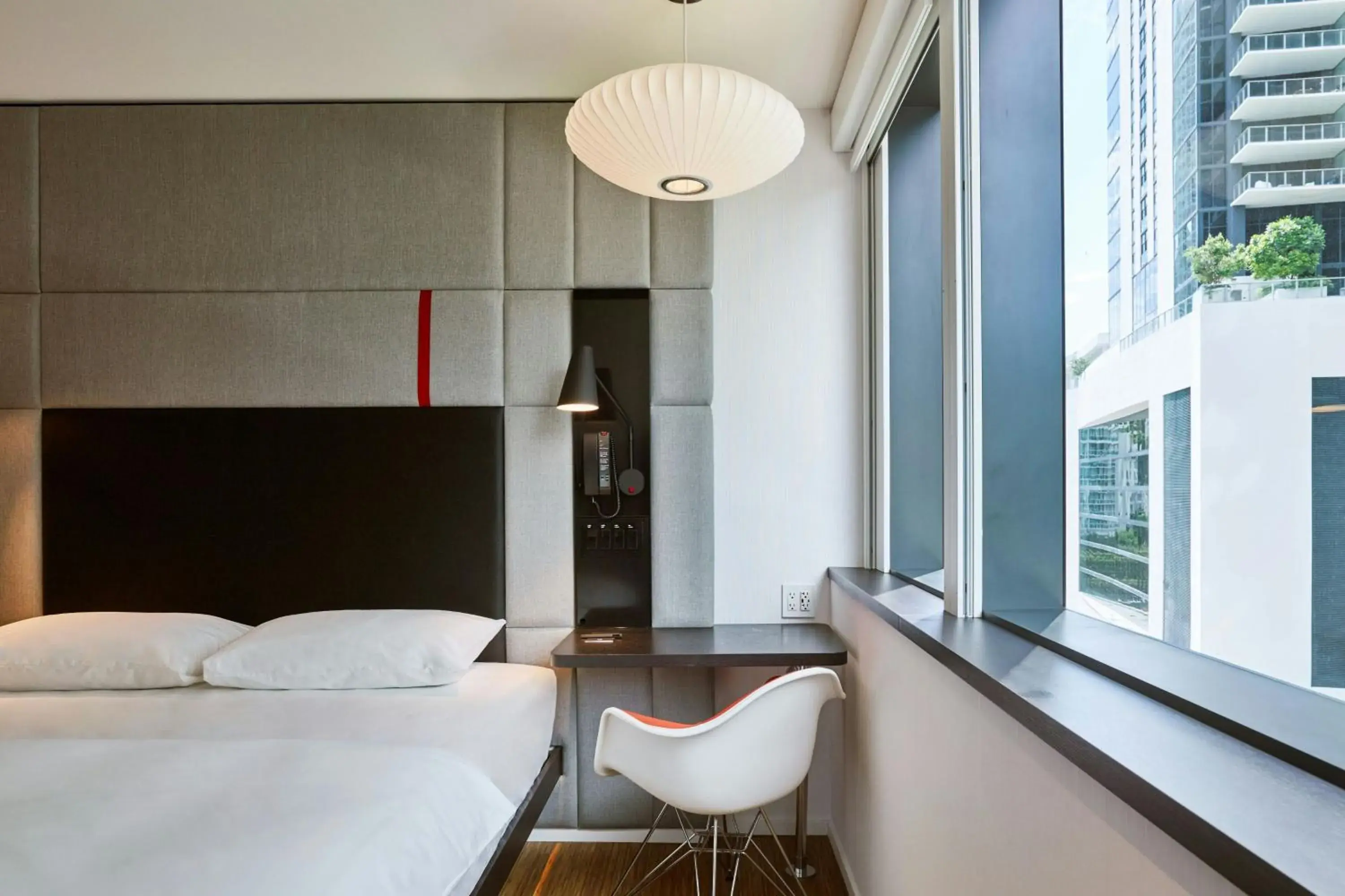 Bedroom, Bed in citizenM Miami Brickell Bedroom, Bed in citizenM Miami Brickell