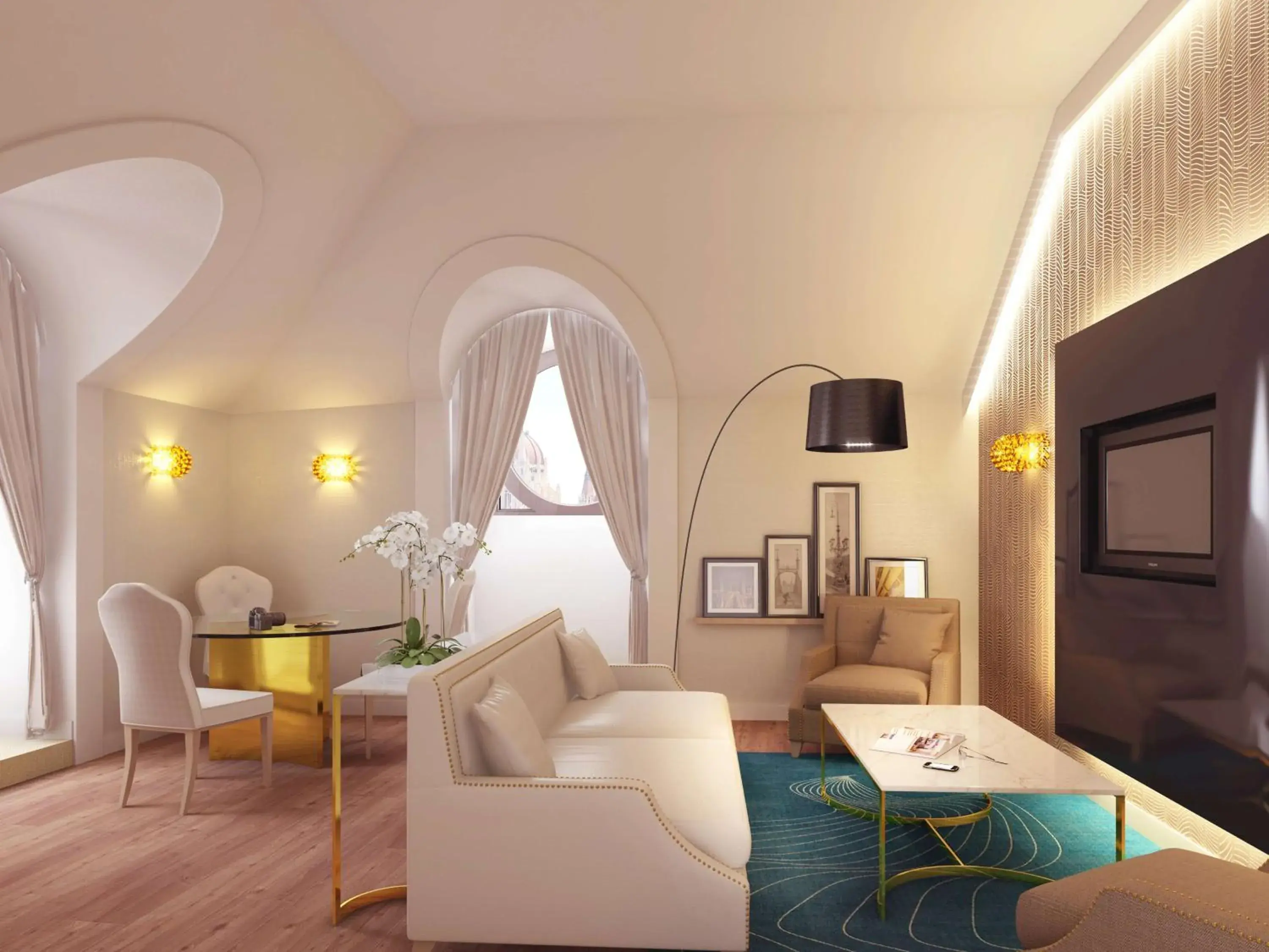 Living room in Radisson Blu Béke Hotel, Budapest Living room in Radisson Blu Béke Hotel, Budapest