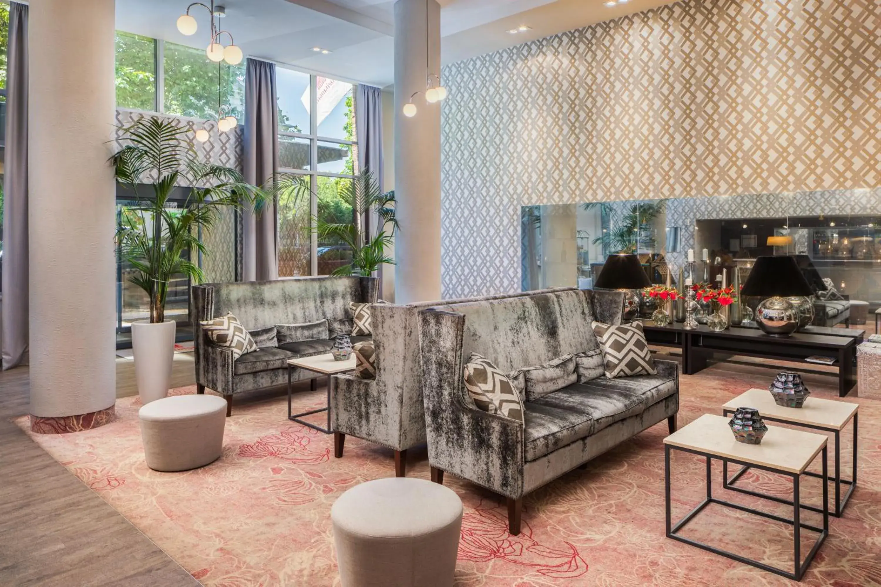 Lobby or reception in Mamaison Hotel Andrassy Budapest Lobby or reception in Mamaison Hotel Andrassy Budapest