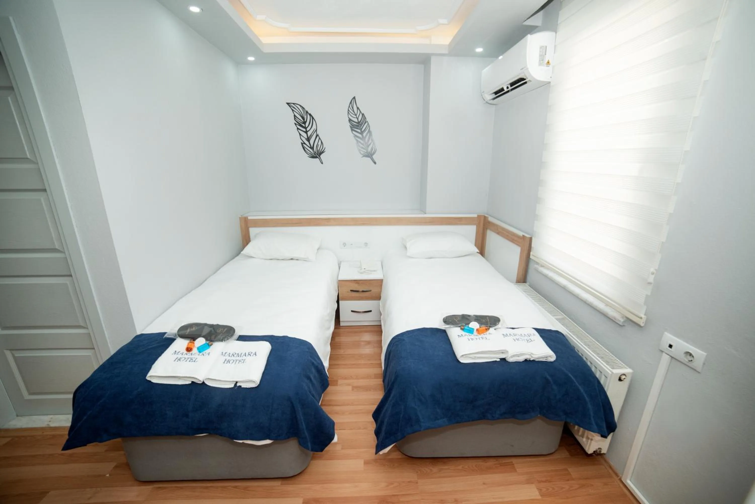 Bed in HOTEL MARMARA