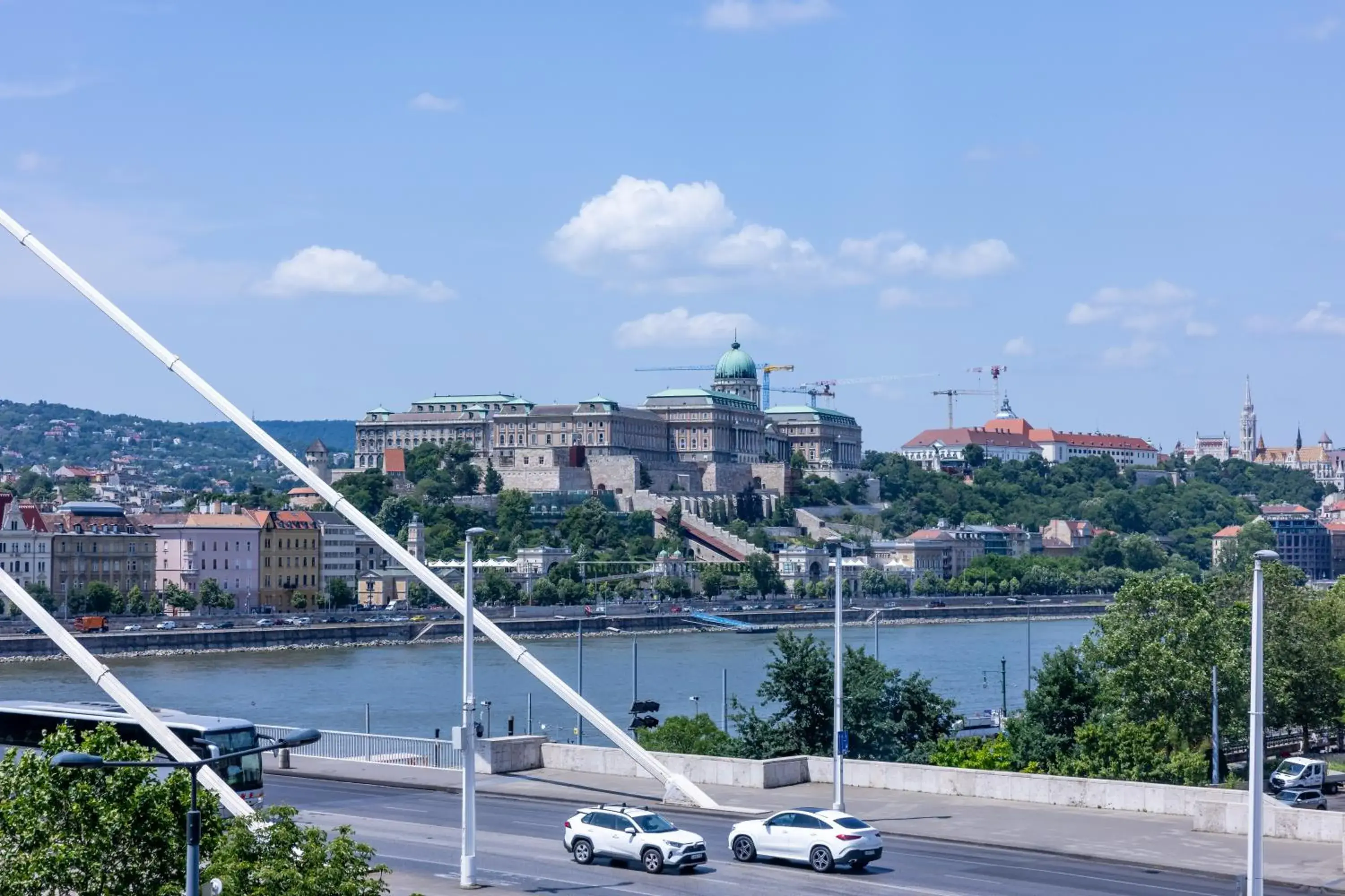 City view in City Hotel Matyas City view in City Hotel Matyas