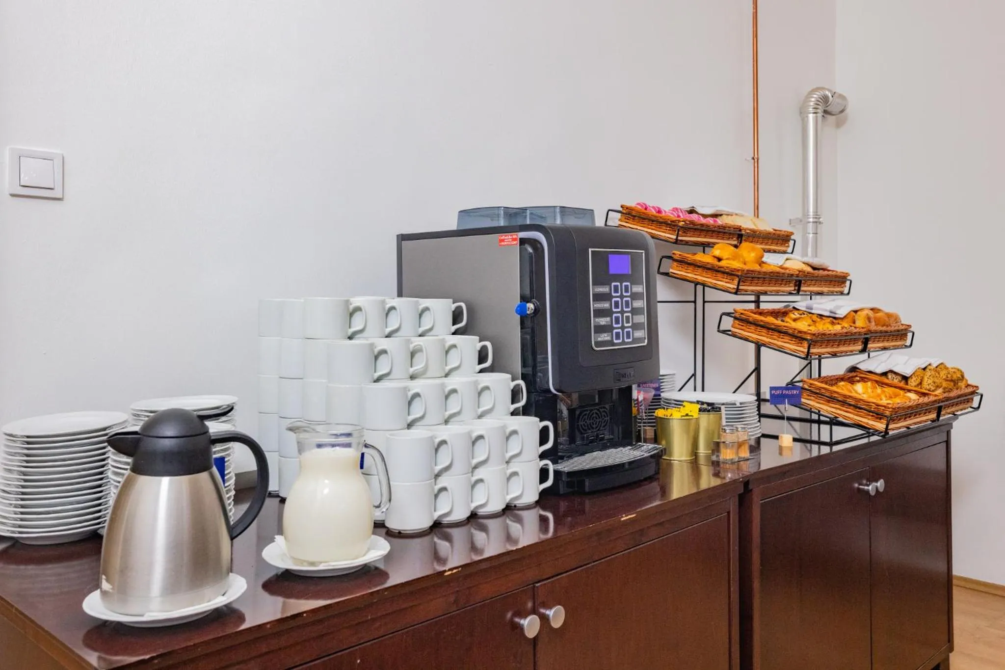 Buffet breakfast in City Hotel Matyas