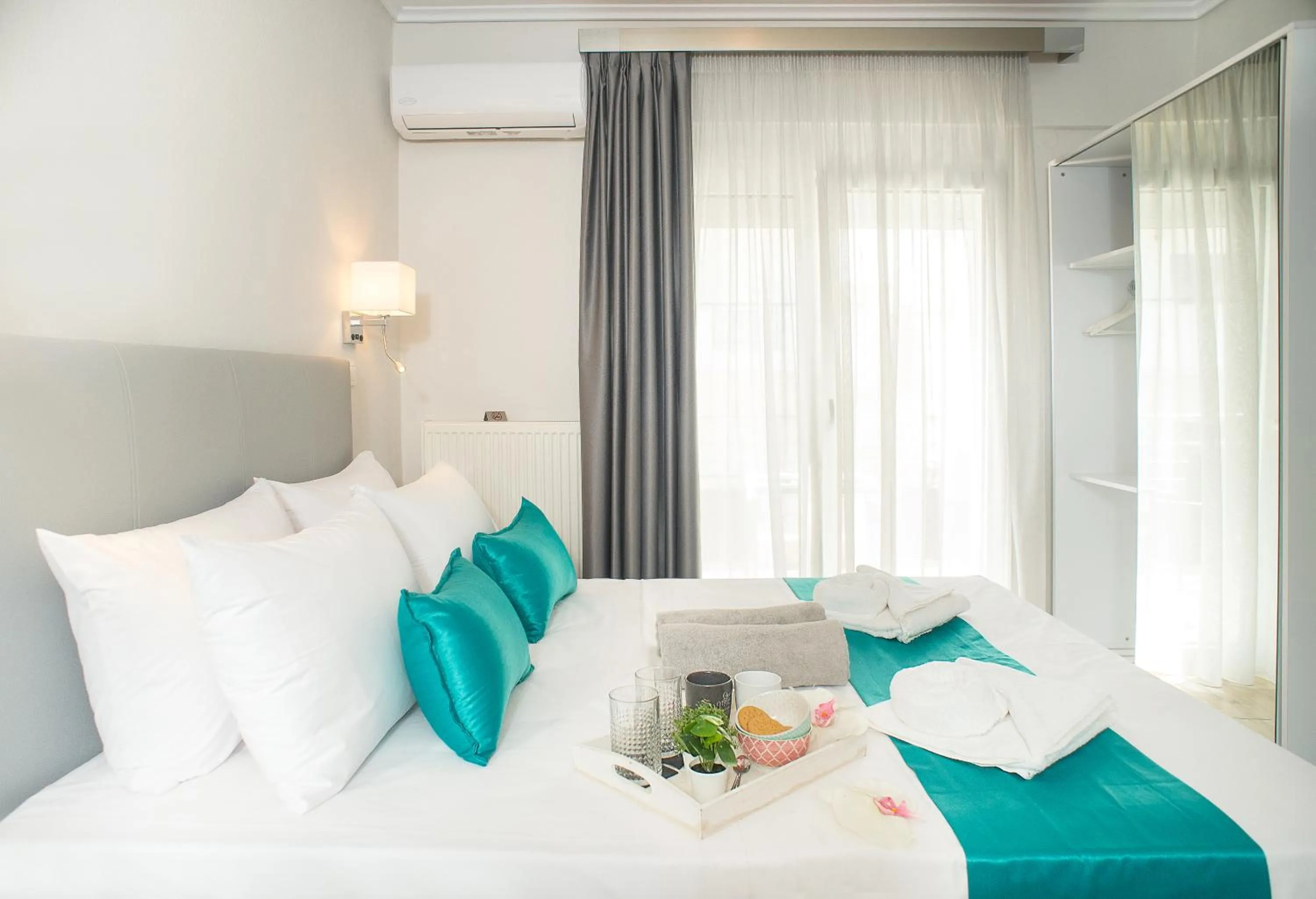 Bed in Lux VIP Apartments