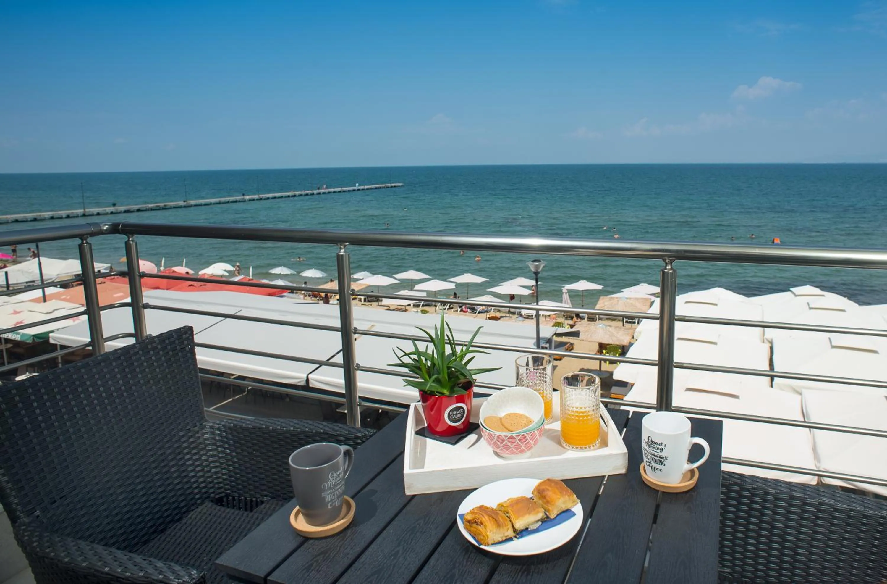 Balcony/Terrace in Lux VIP Apartments