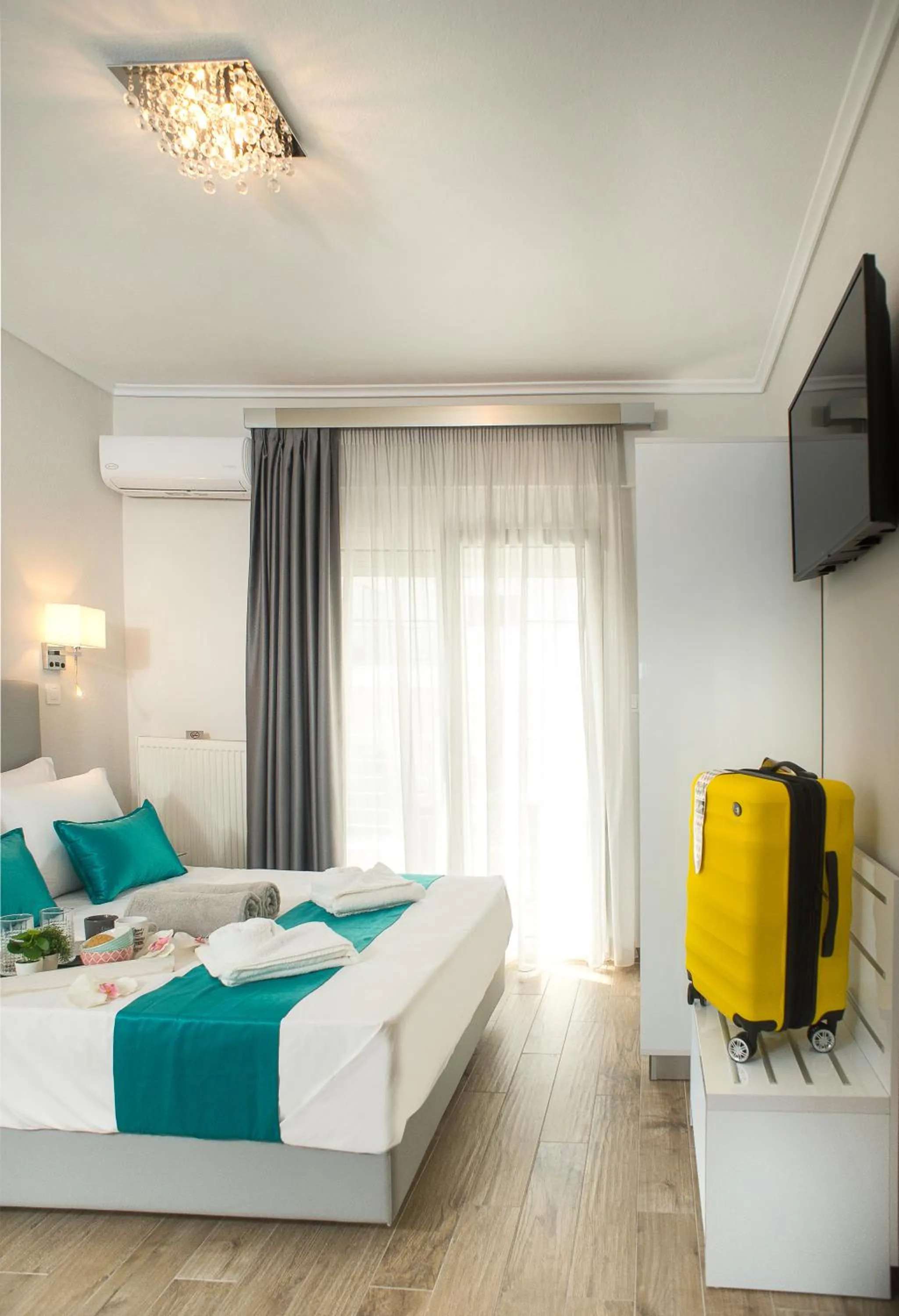 Bed in Lux VIP Apartments