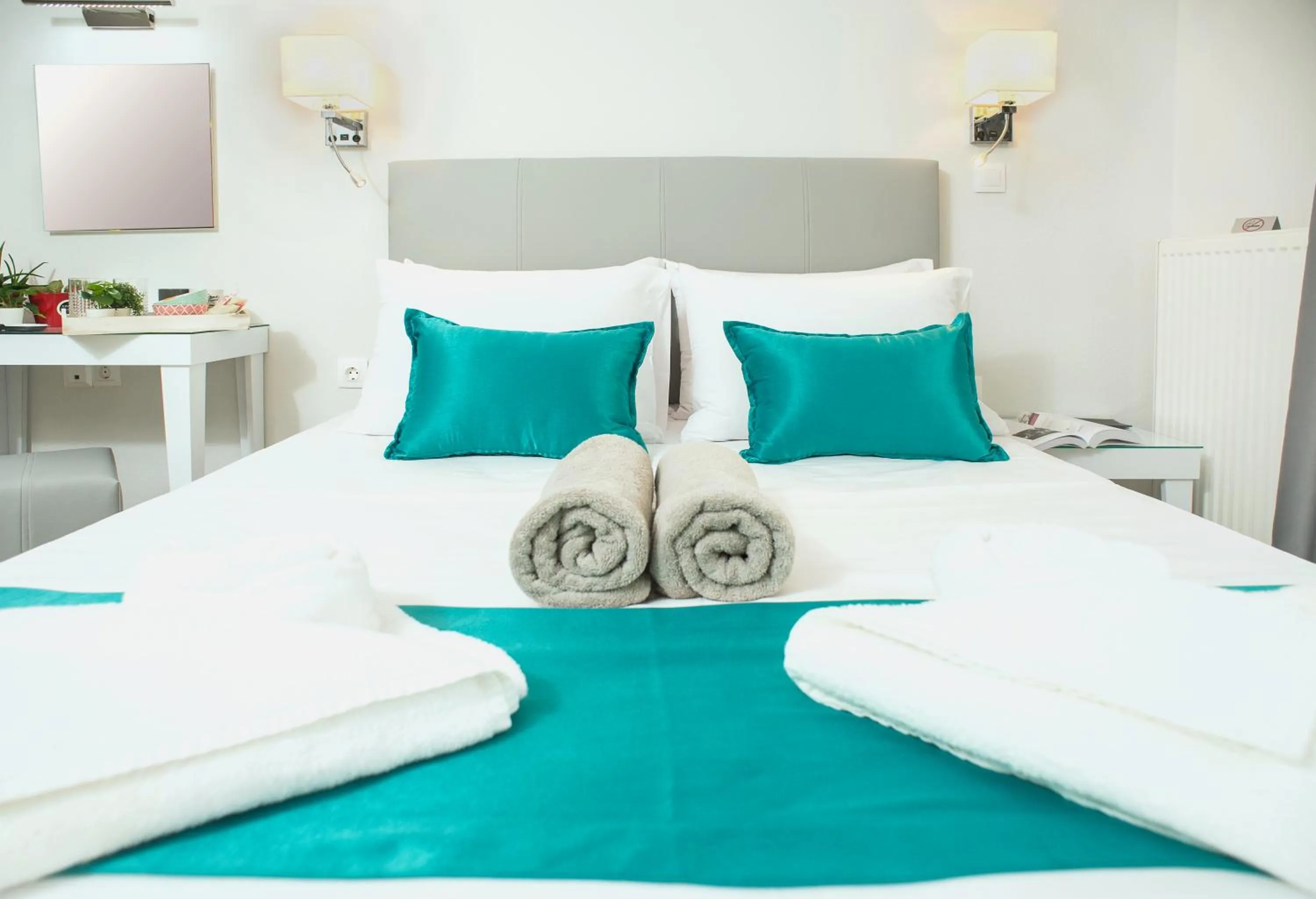 Bed in Lux VIP Apartments