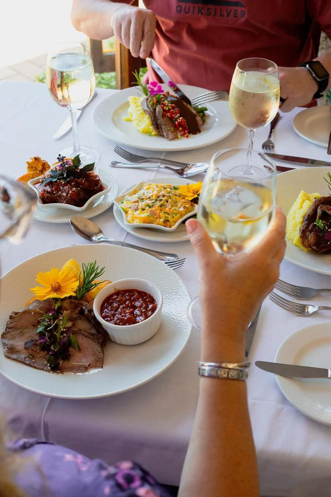 Food close-up in Pumula Beach Hotel